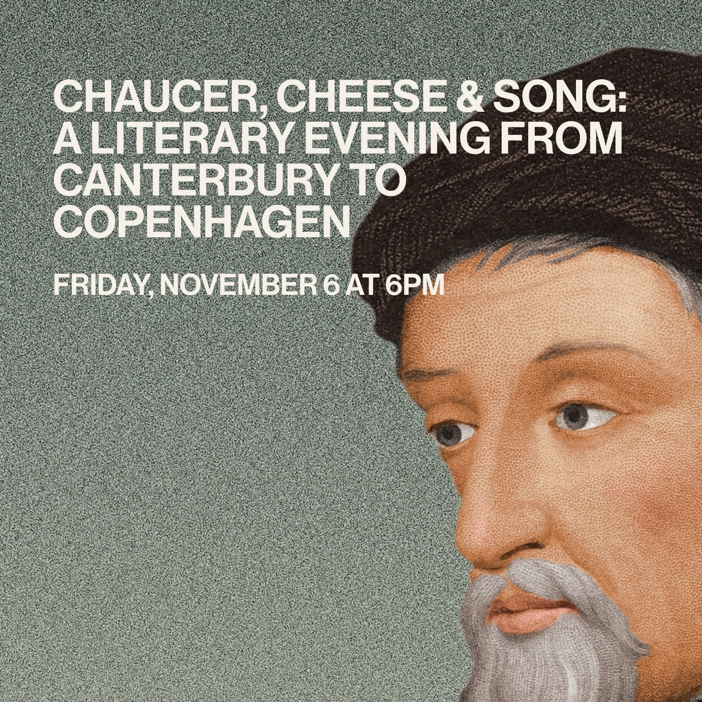 Chaucer, Cheese & Song: A Literary Evening from Canterbury to Copenhagen