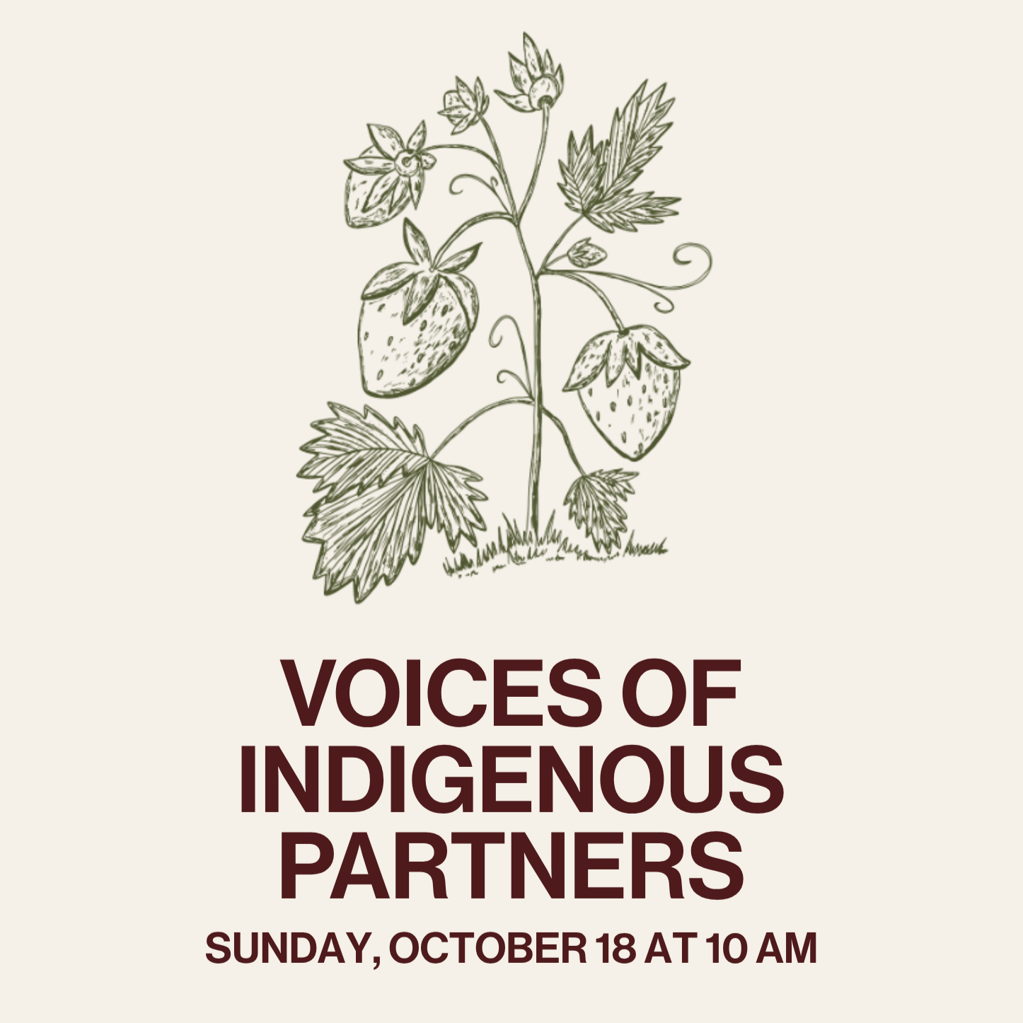 Voices of Indigenous Partners with Strawberry Wisdom