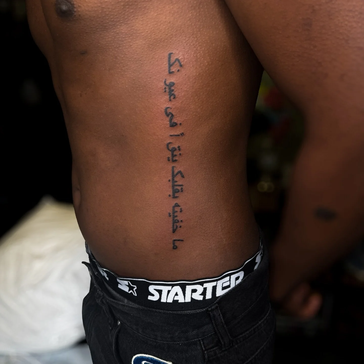 First tattoo for this client... and on the ribs! He sat like rock tho!
 
 
 
 
#Portstlucie #portstlucietattoo #portstlucietattoos #letteringtattoo #letteringtattoos