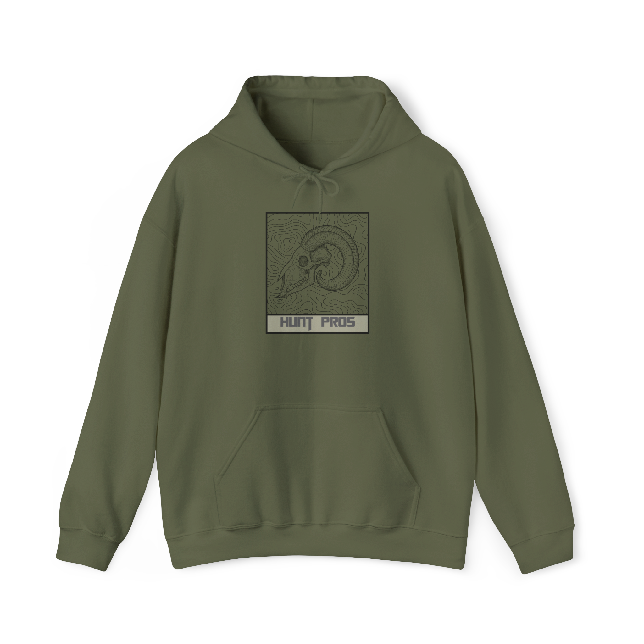 Big Horn Sheep Skull Hoodie