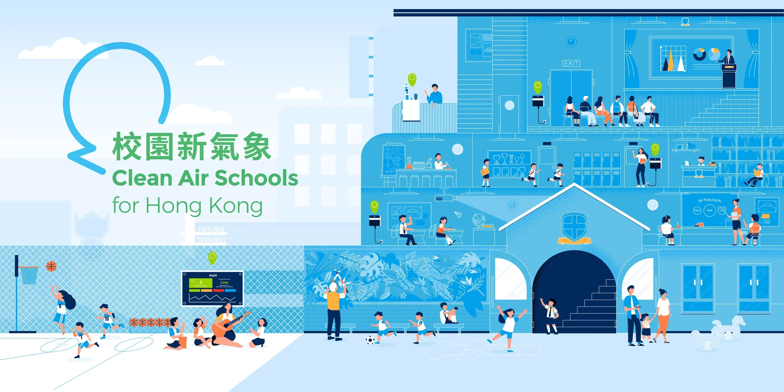 Clean Air Network - Clean Air School Collaterals