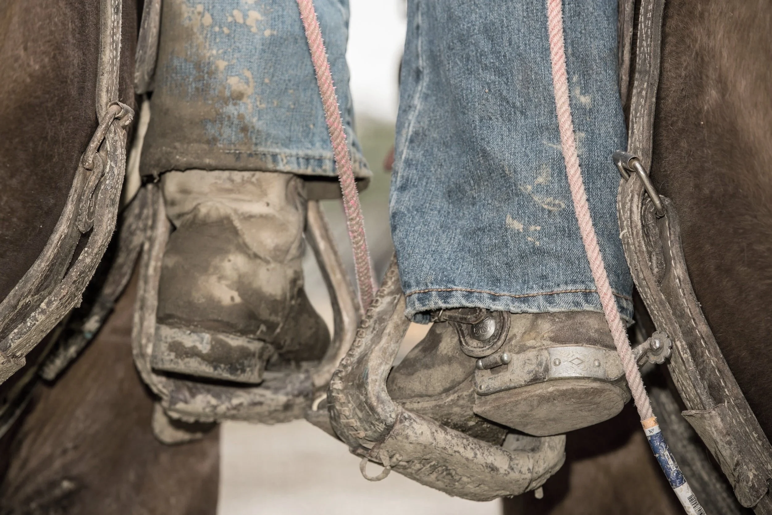 Western boots for team roping, break-away roping, and barrel racing.