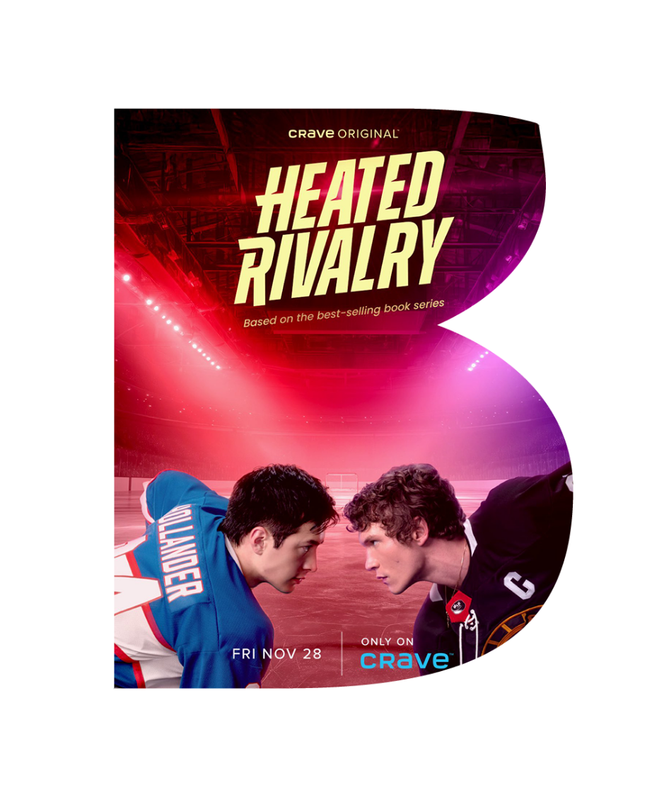 Heated Rivalry television series poster - a production supported by Bizable
