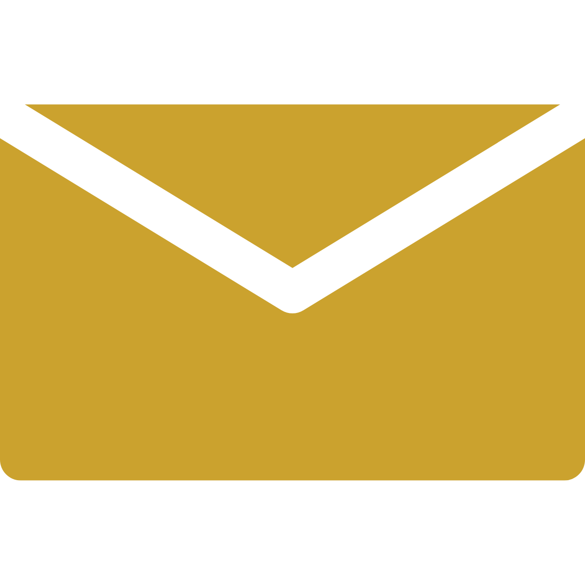 Icon of a closed yellow envelope with a black outline.
