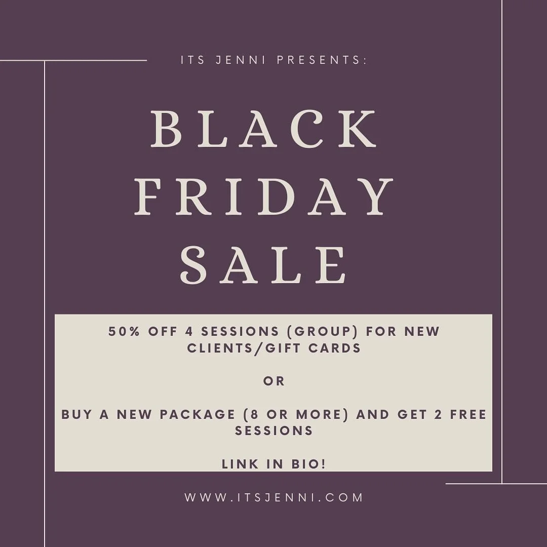 🎉 Black Friday Sale - For new and current clients!🎉 

LINK IN BIO

🎉 Black Friday Sale - Exclusive Offer for New Clients! 🎉
🗓️ November 25th - 30th 🗓️
Don&rsquo;t miss out on our Black Friday Sale! For a limited time, we&rsquo;re offering an in