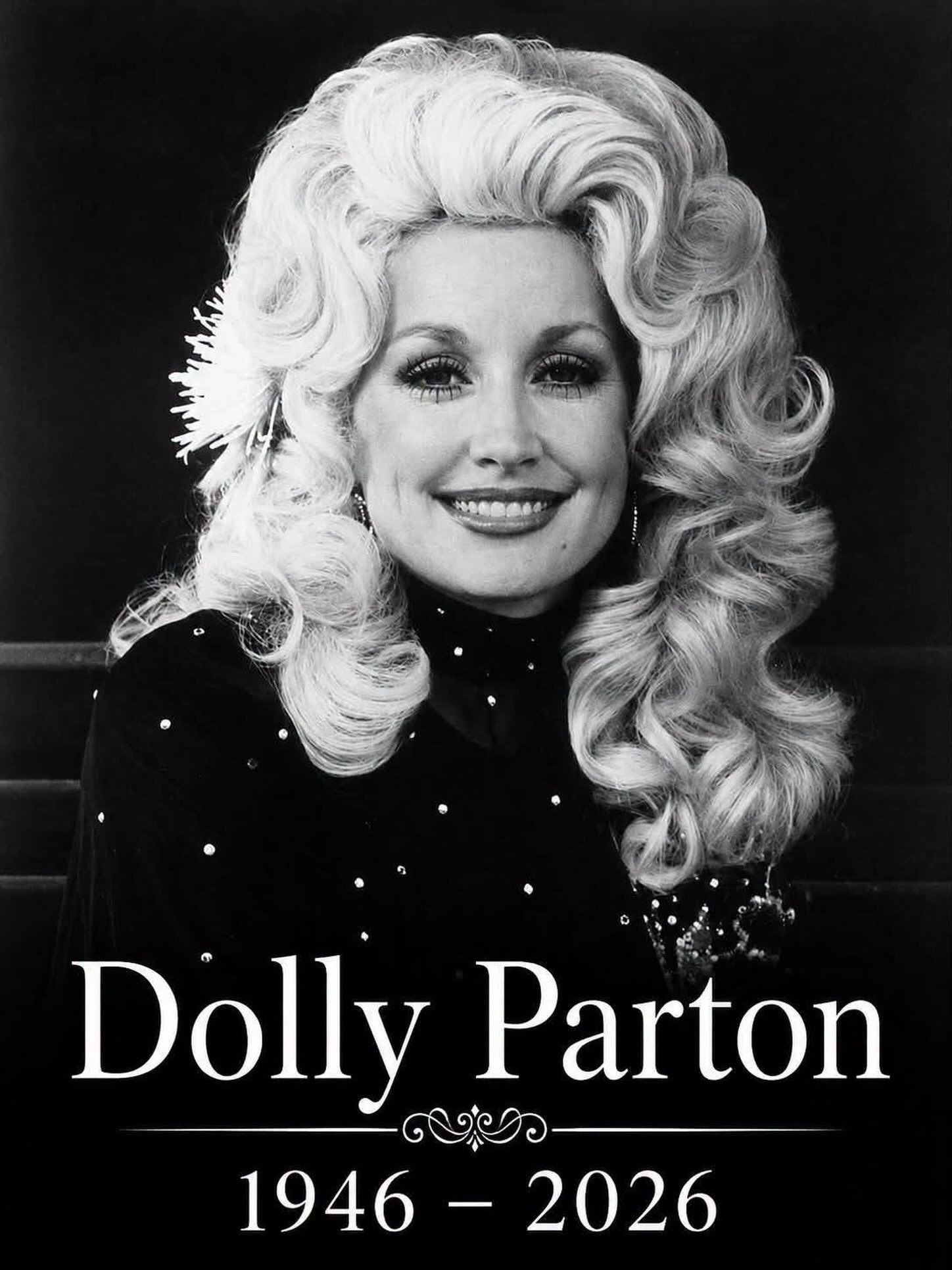 Rest in peace Dolly!  What a legend! 🙏❤️💃. We honored you in our class today. ❤️