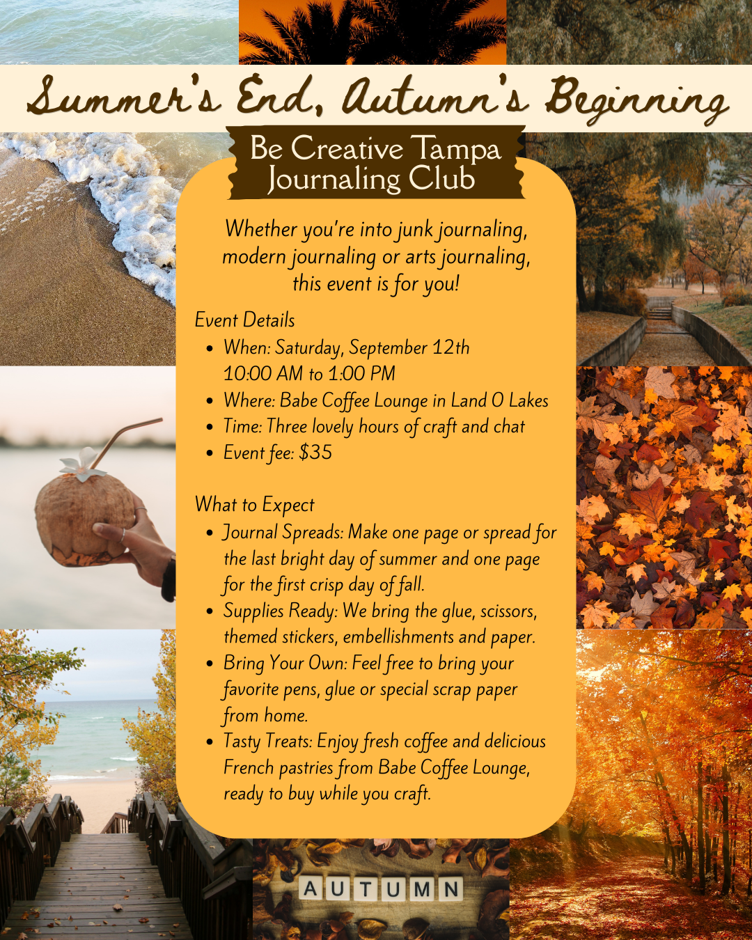 Be Creative Tampa Journaling Club