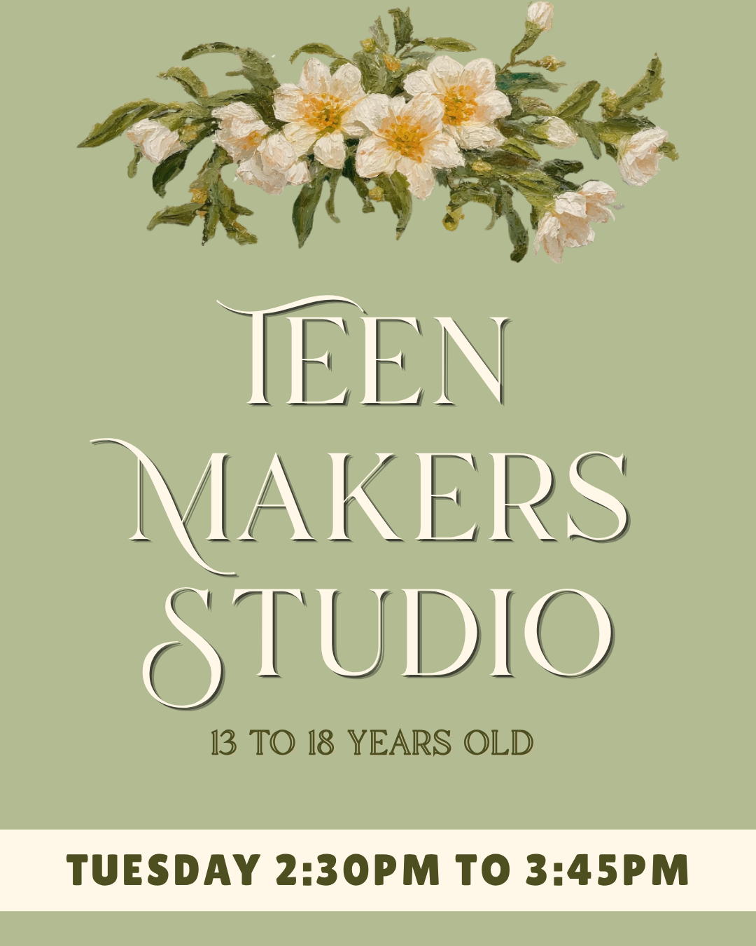 Teen Makers Studio - Tuesday