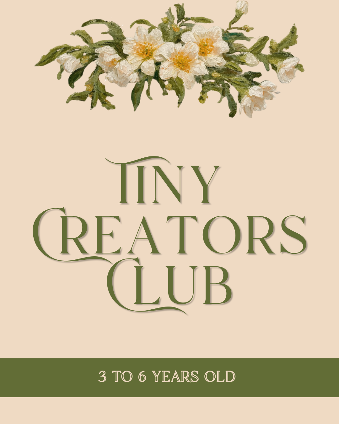 Tuesday - Tiny Creators Club 1PM