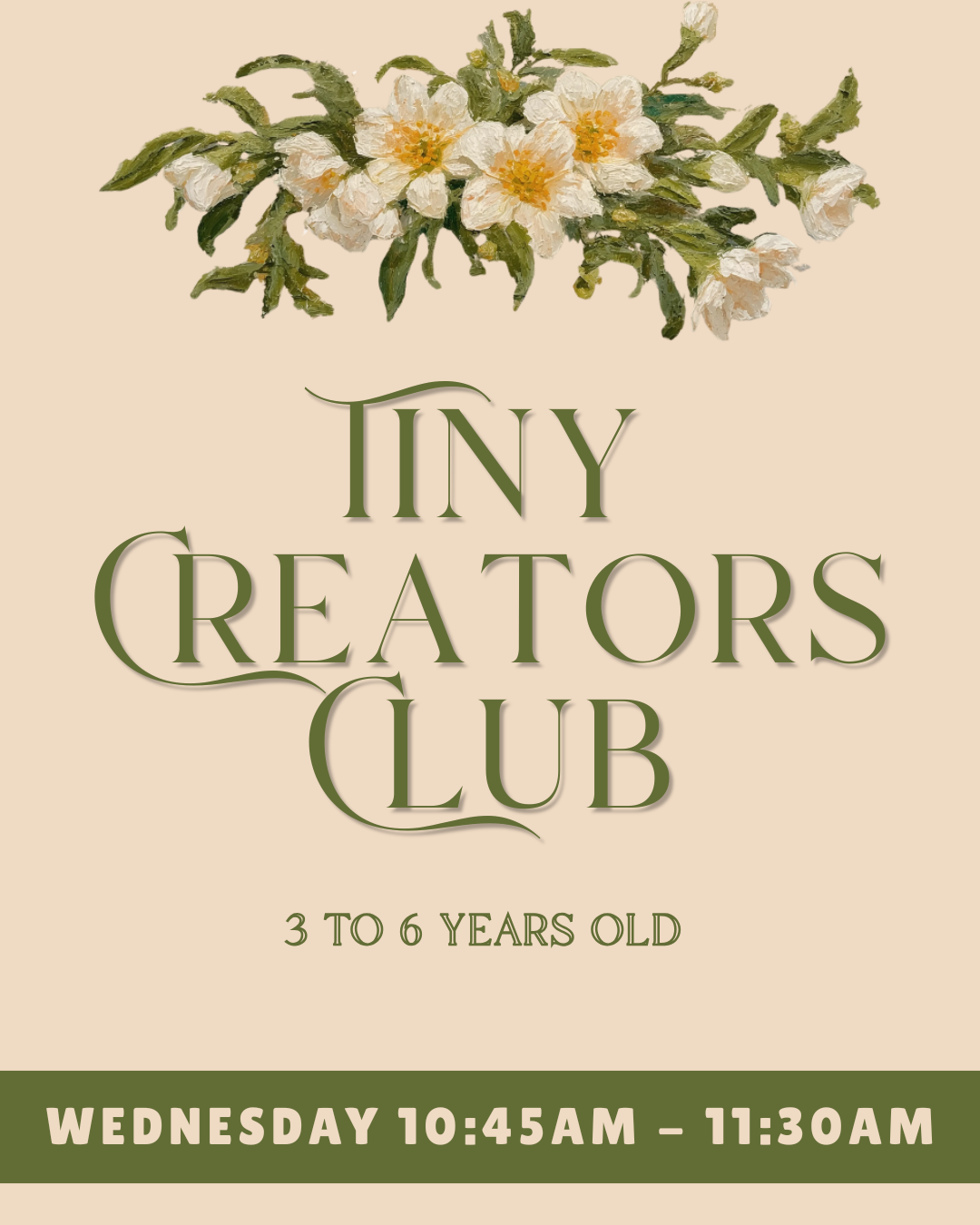 Tiny Creators Club - Wednesday