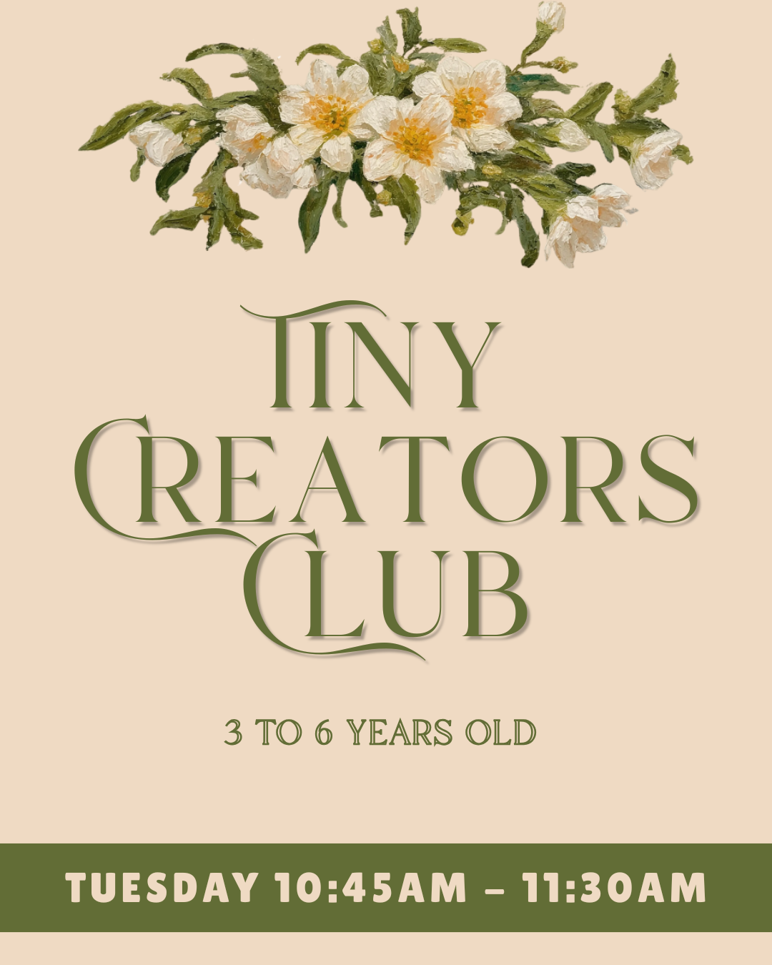 Tiny Creators Club - Tuesday