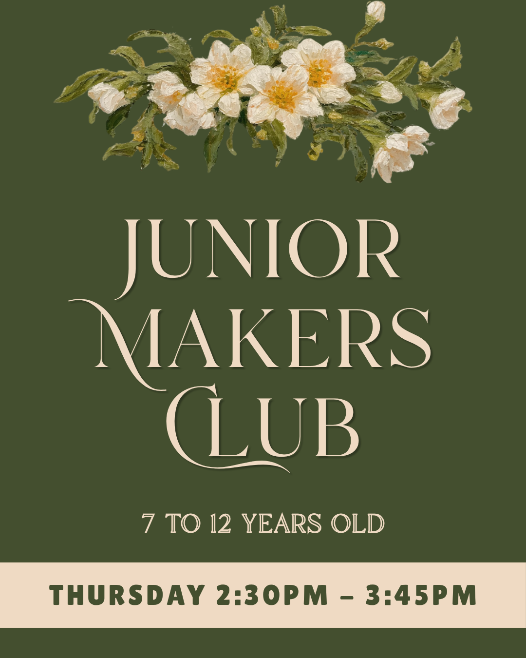 Junior Makers Club - Thursday 2:30pm