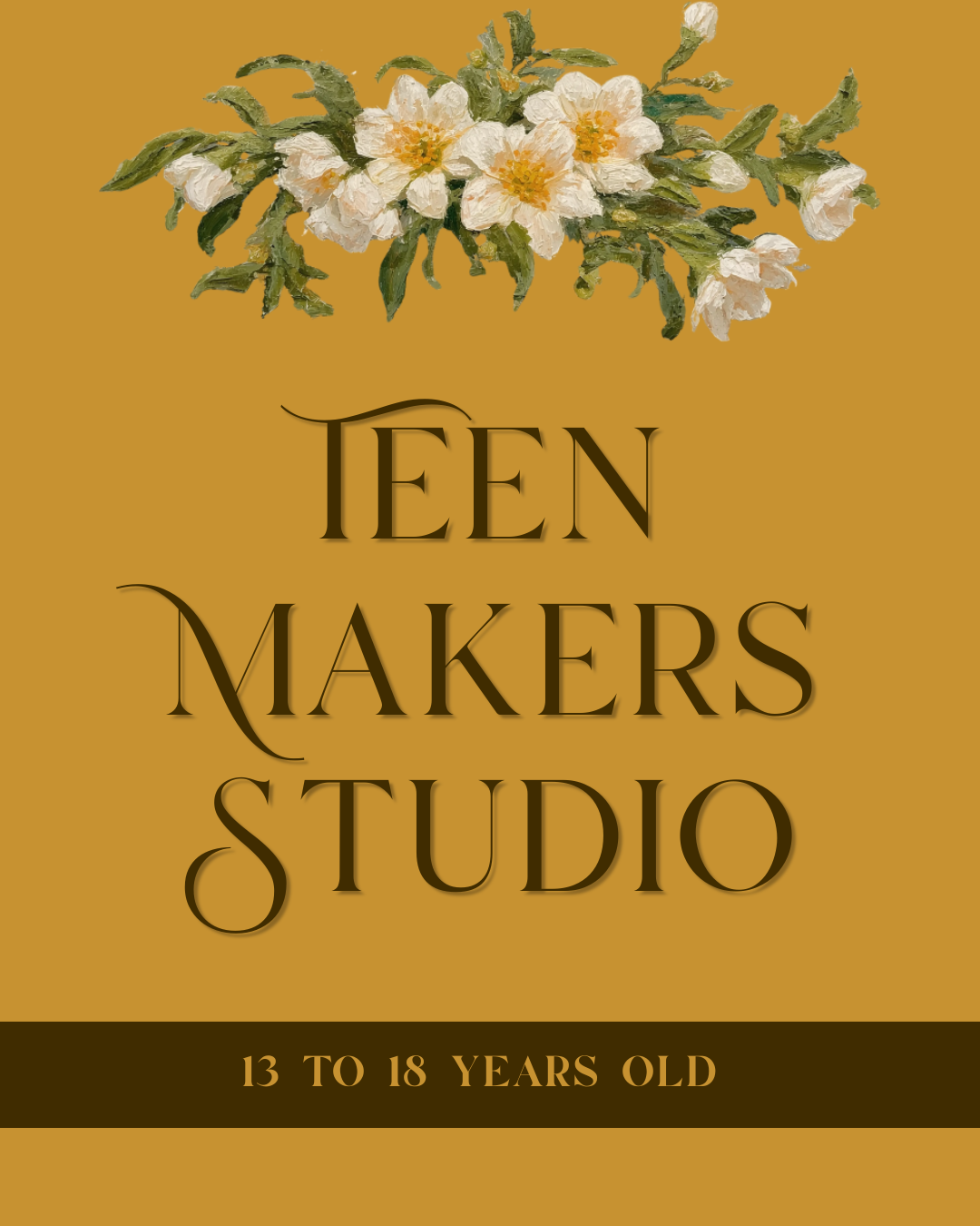 Thursday - Teen Makers Studio - 3PM