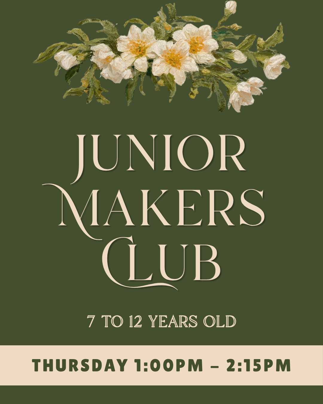 Junior Makers Club - Thursday 1pm