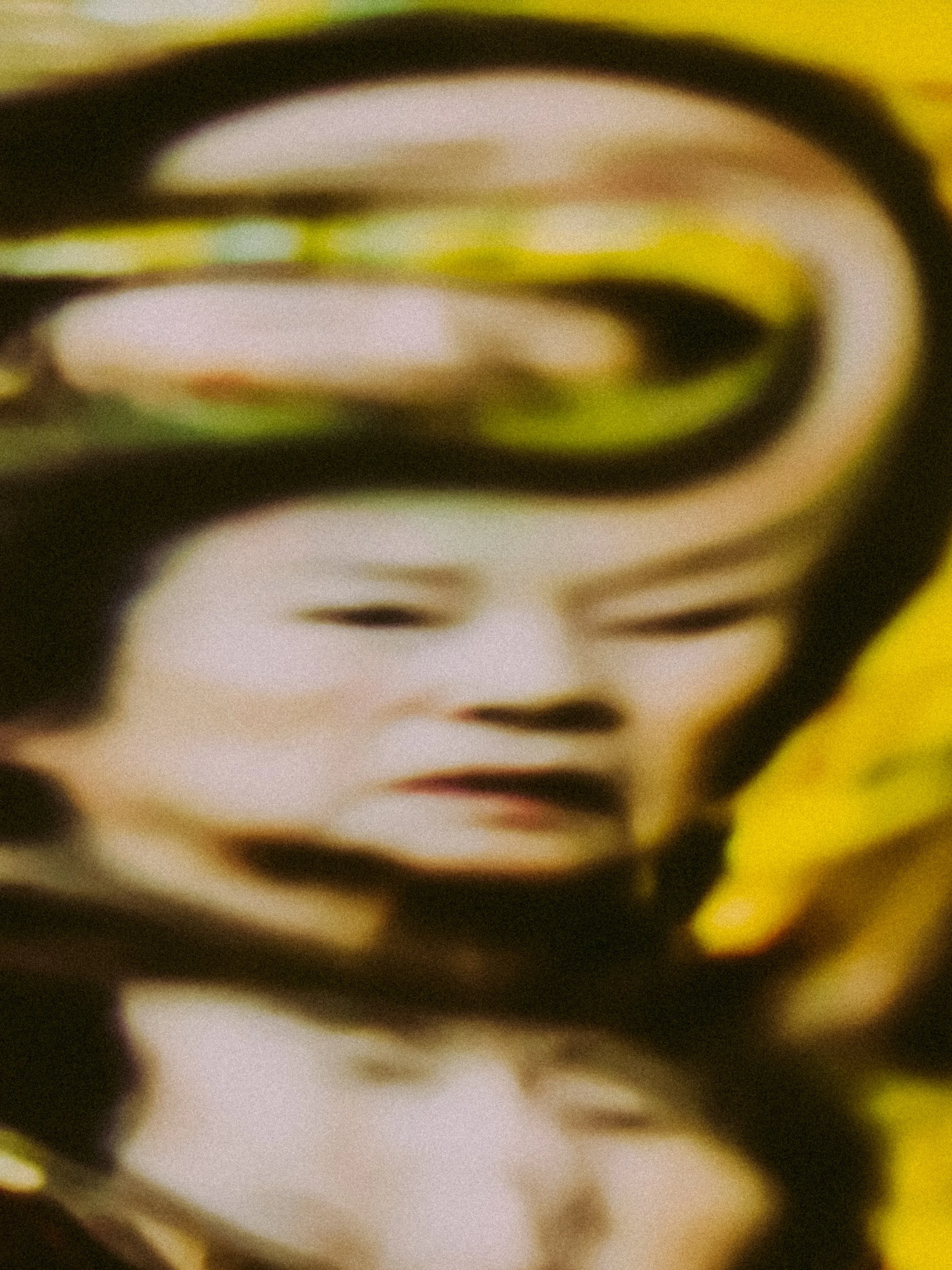 Close-up of a zucchini flower with its yellow petals and dark green stem.