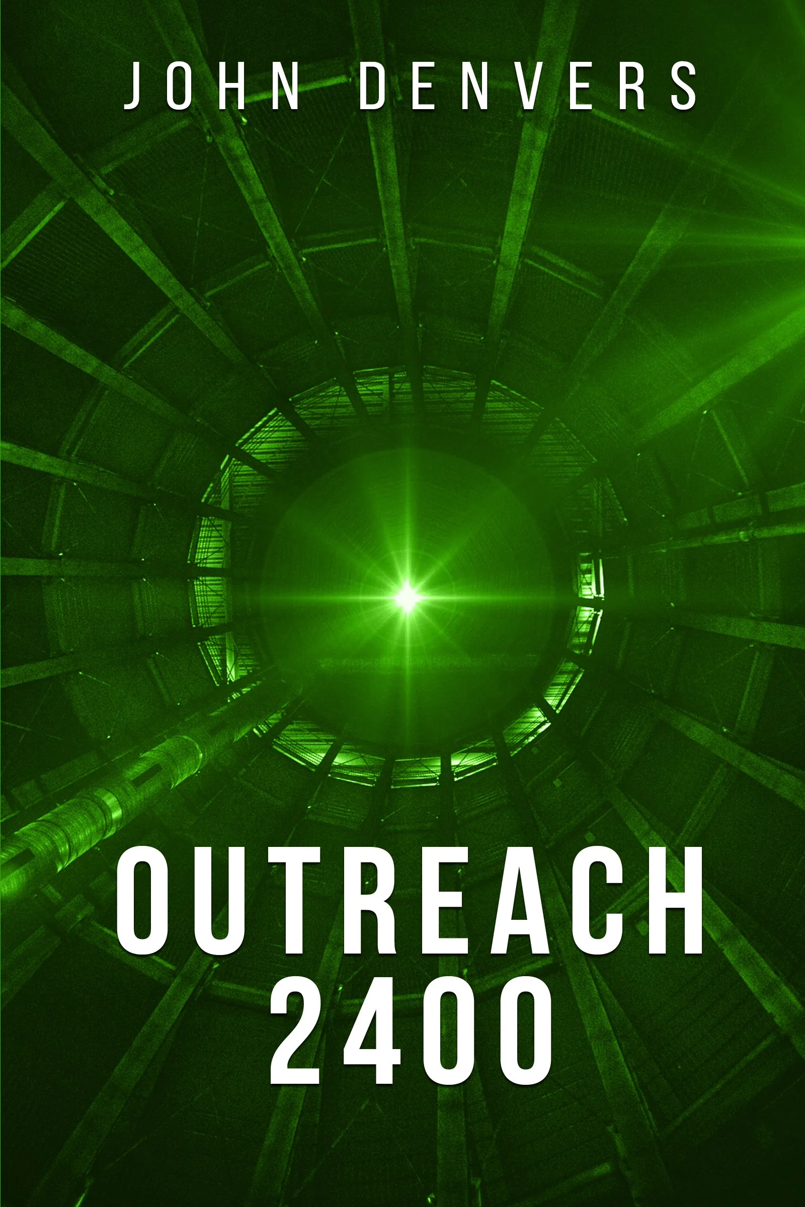 Outreach 2400 book cover — science fiction novel by John Denvers