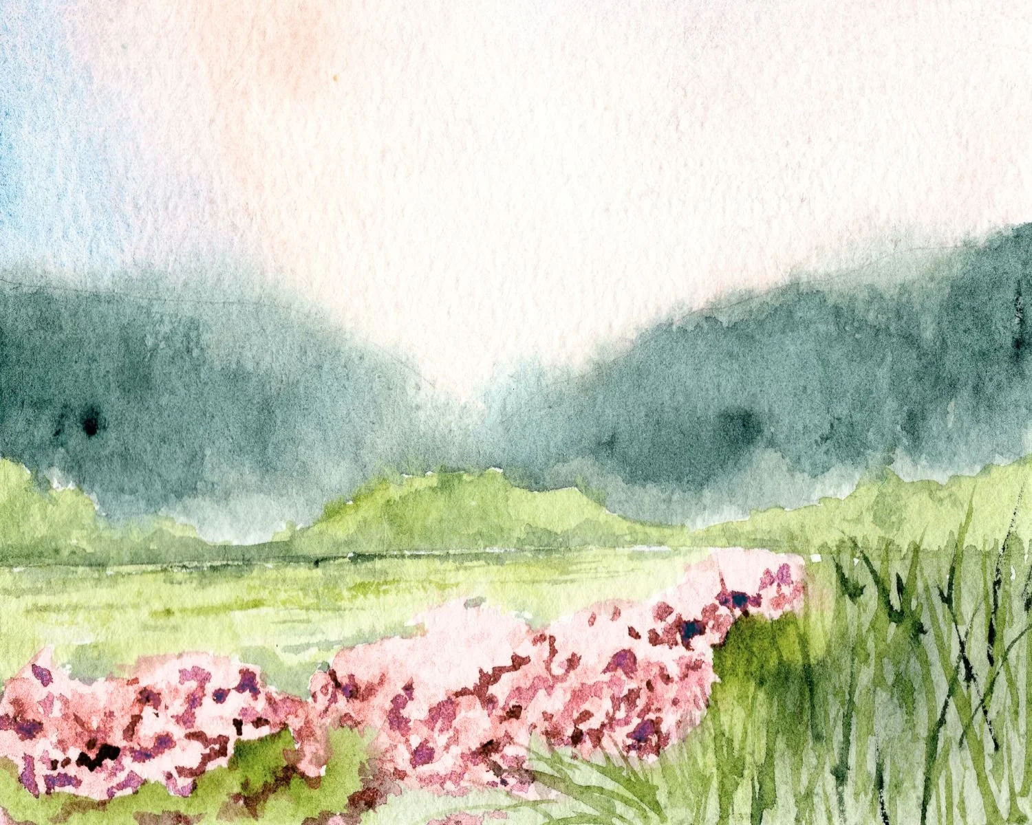 Christian Counseling in Colorado - watercolor landscape