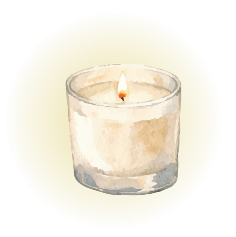 Understanding therapy fees - watercolor candle