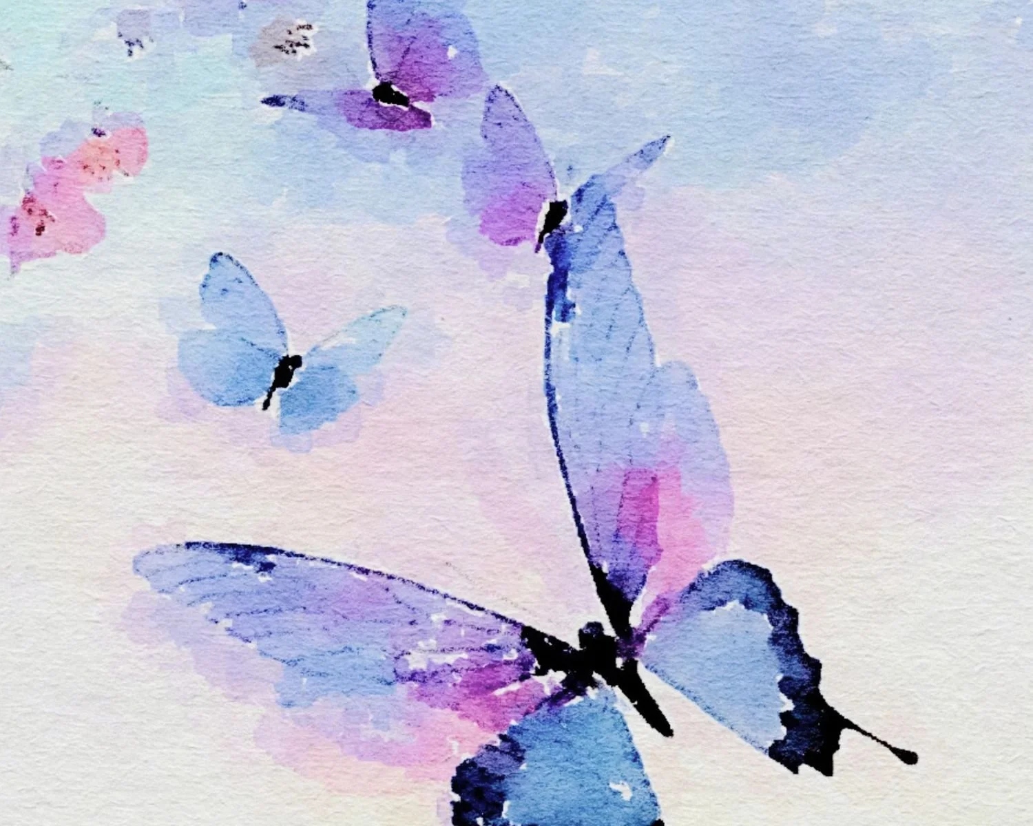 Addiction & Eating Disorder Counseling in Colorado - watercolor butterflies