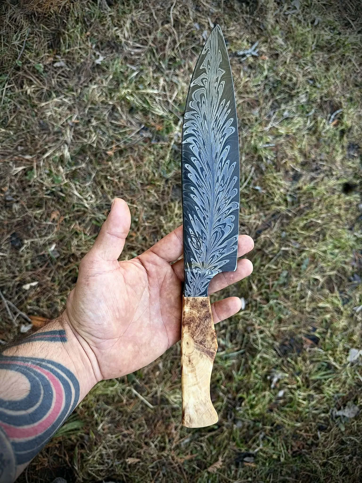 Feather Damascus Chef Raffle (one entry)