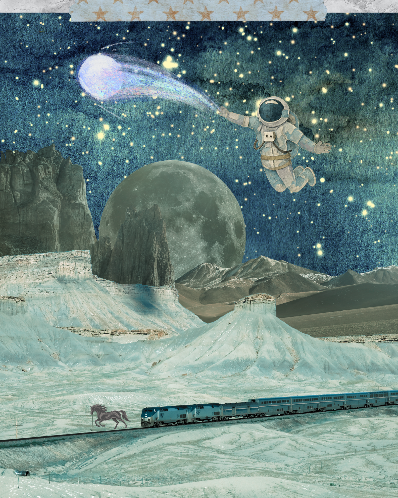 The Astronaut Who Borrowed a Comet