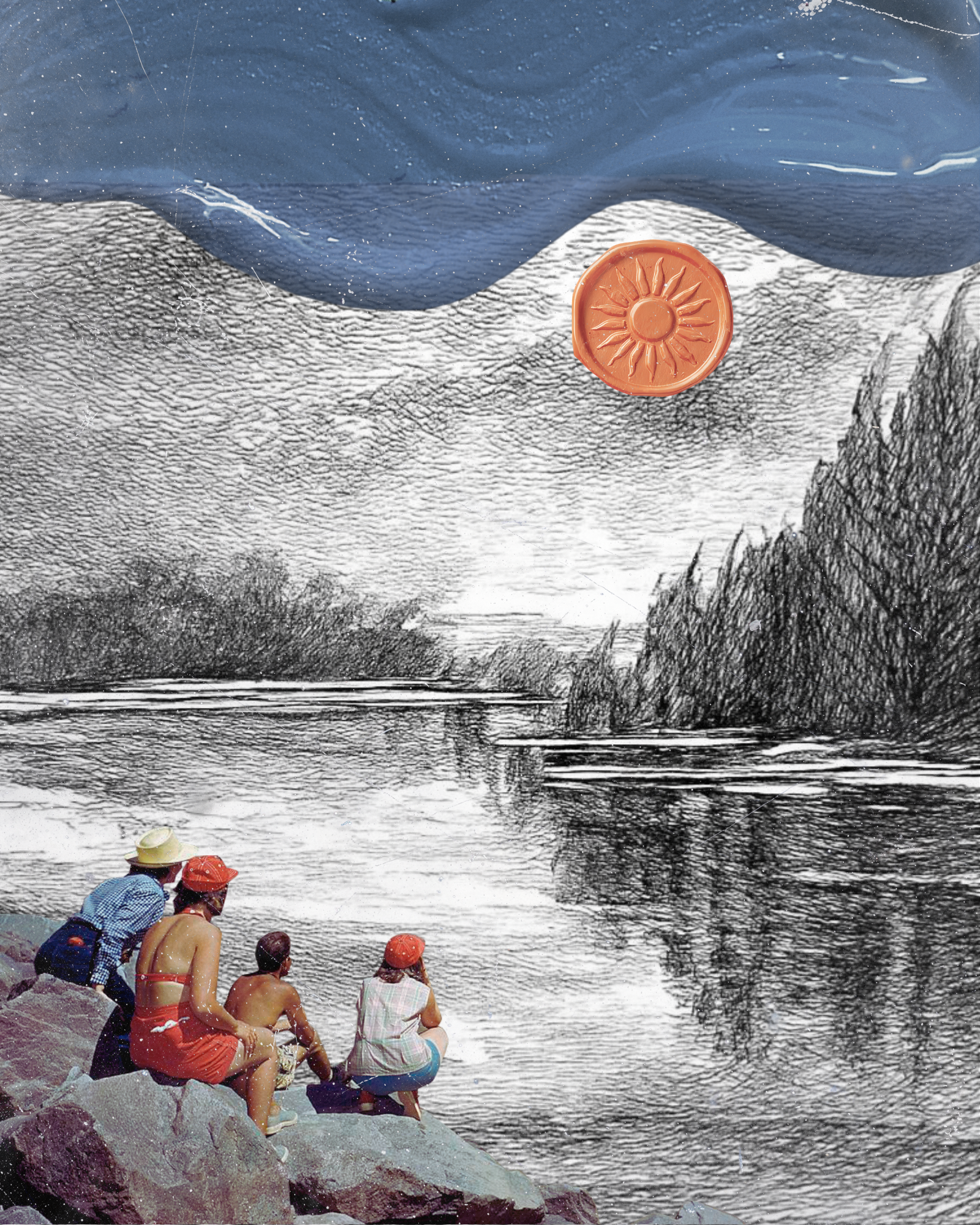 The Lake With A Shy Sun