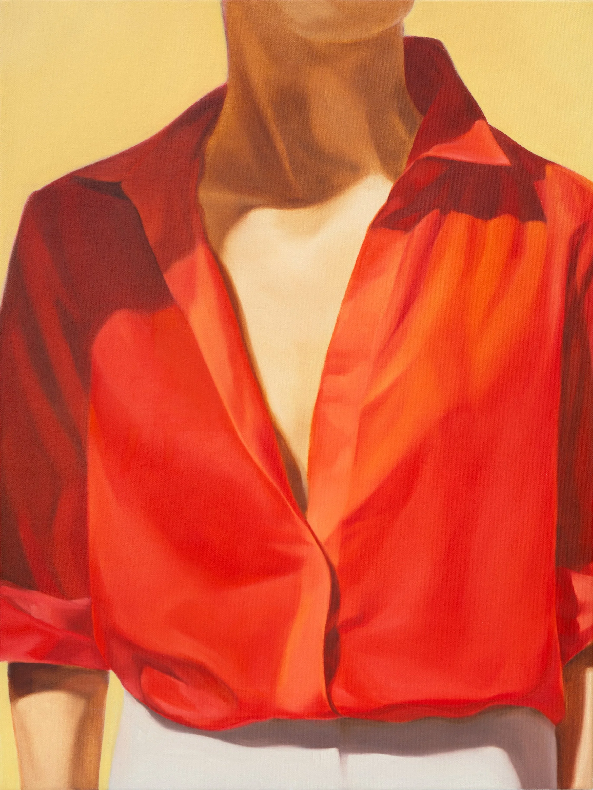 Red Shirt, oil on canvas, 45x60 cm, 2026