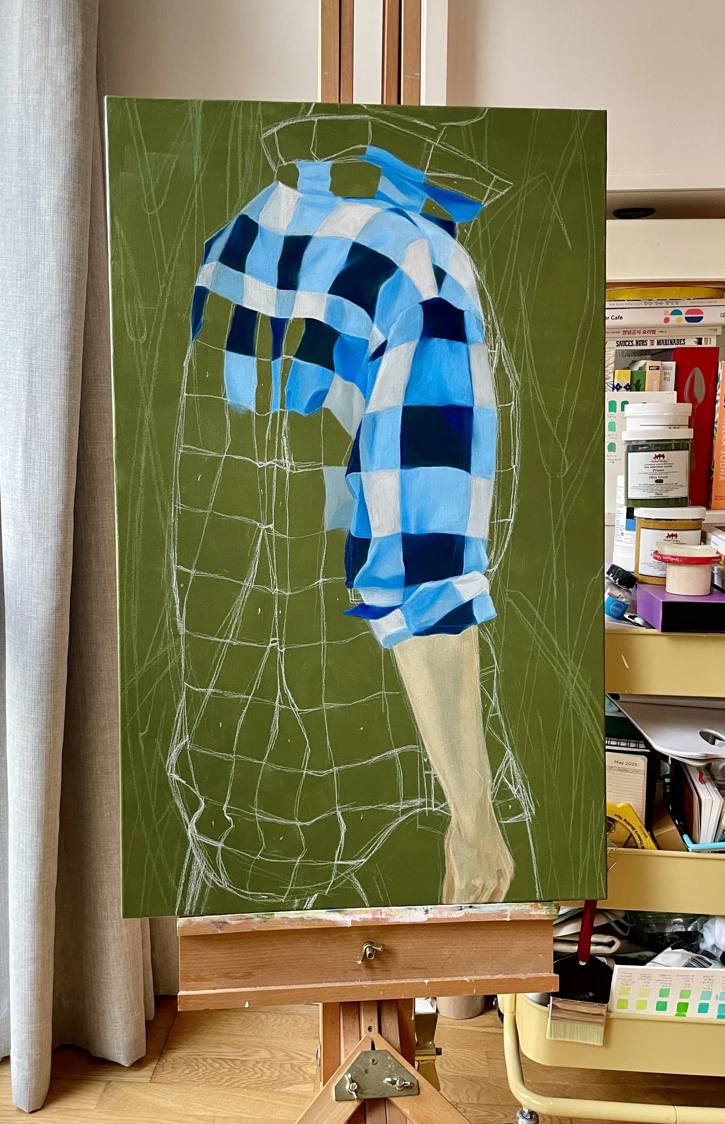 Adventure oil painting in progress