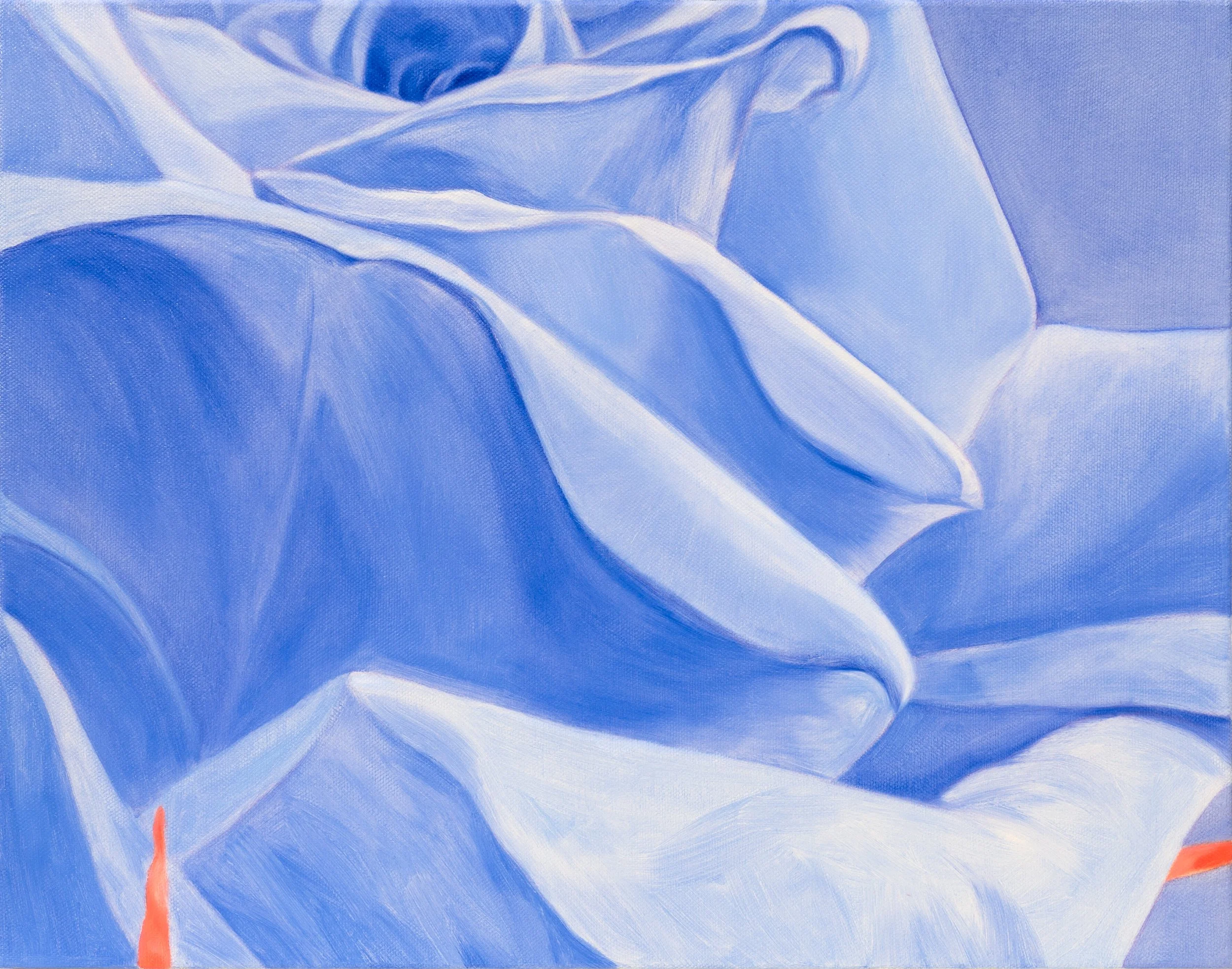 Blue Rose — original oil painting on canvas by Ara Youn, 2026