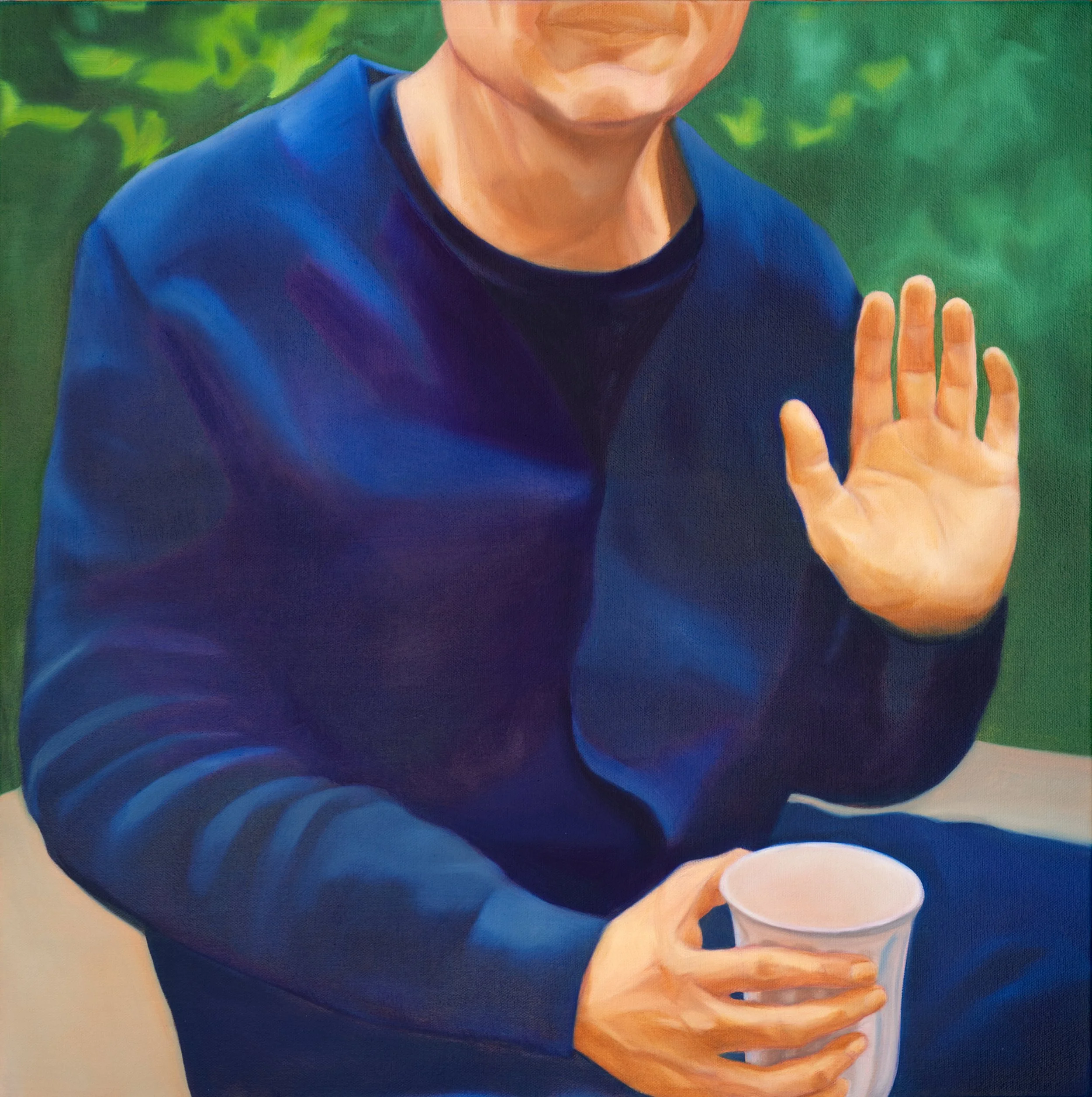 Tim, oil on canvas, 60x60 cm, 2026