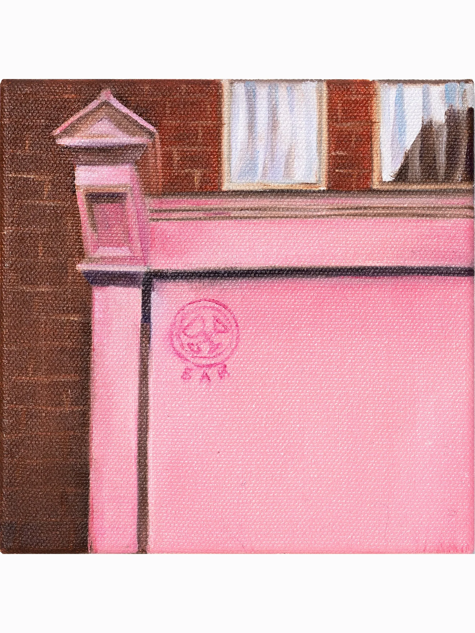 London W1 — original oil painting on canvas by Ara Youn, 2025