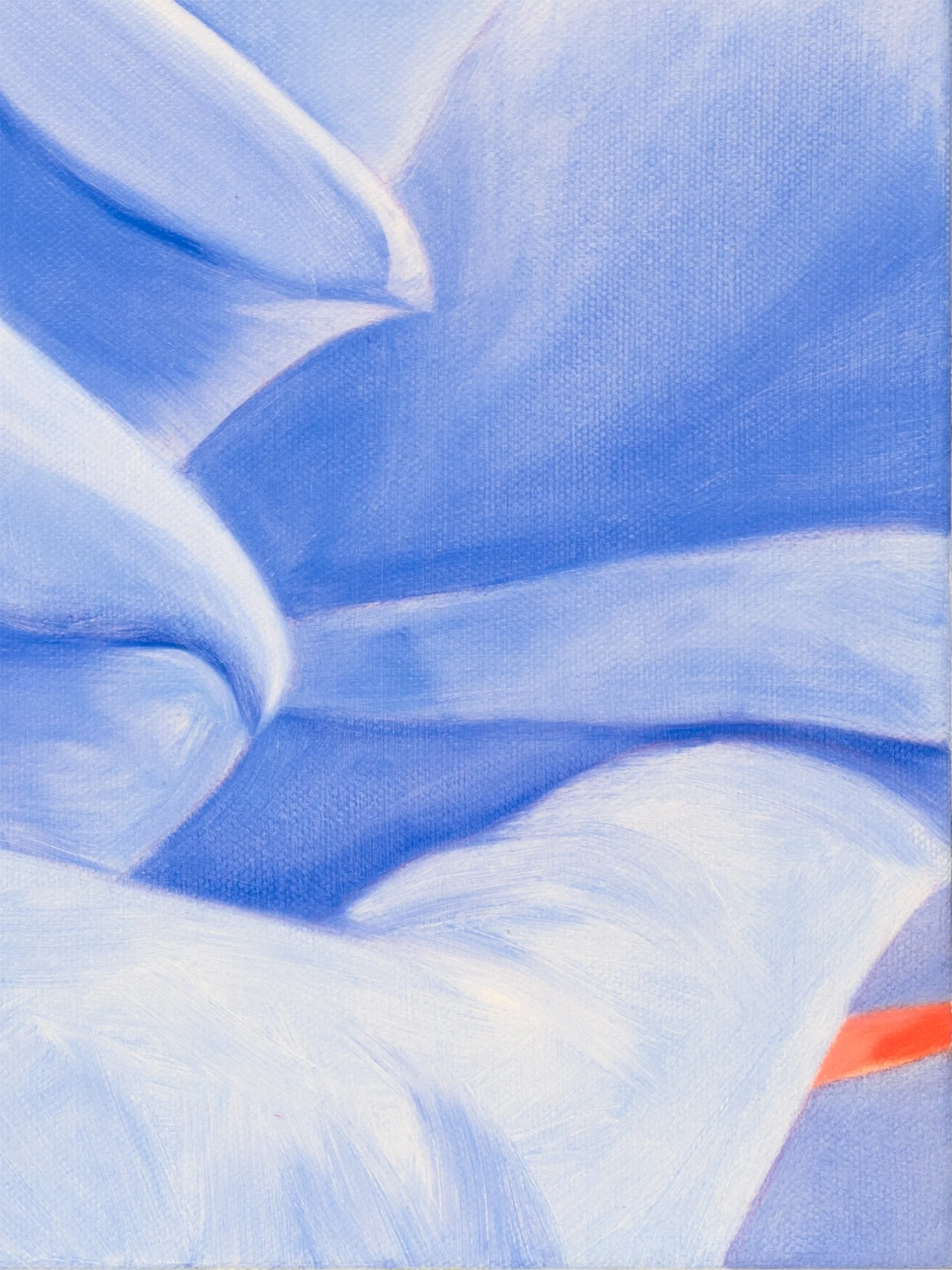 Blue Rose — original oil painting on canvas by Ara Youn, 2026