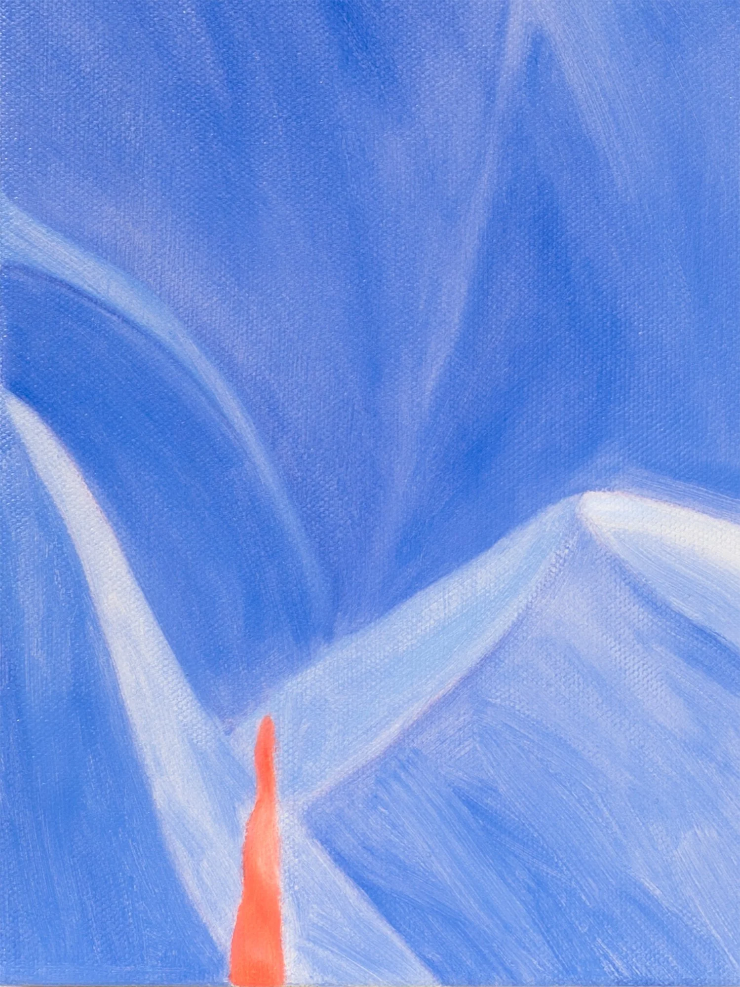 Blue Rose — original oil painting on canvas by Ara Youn, 2026