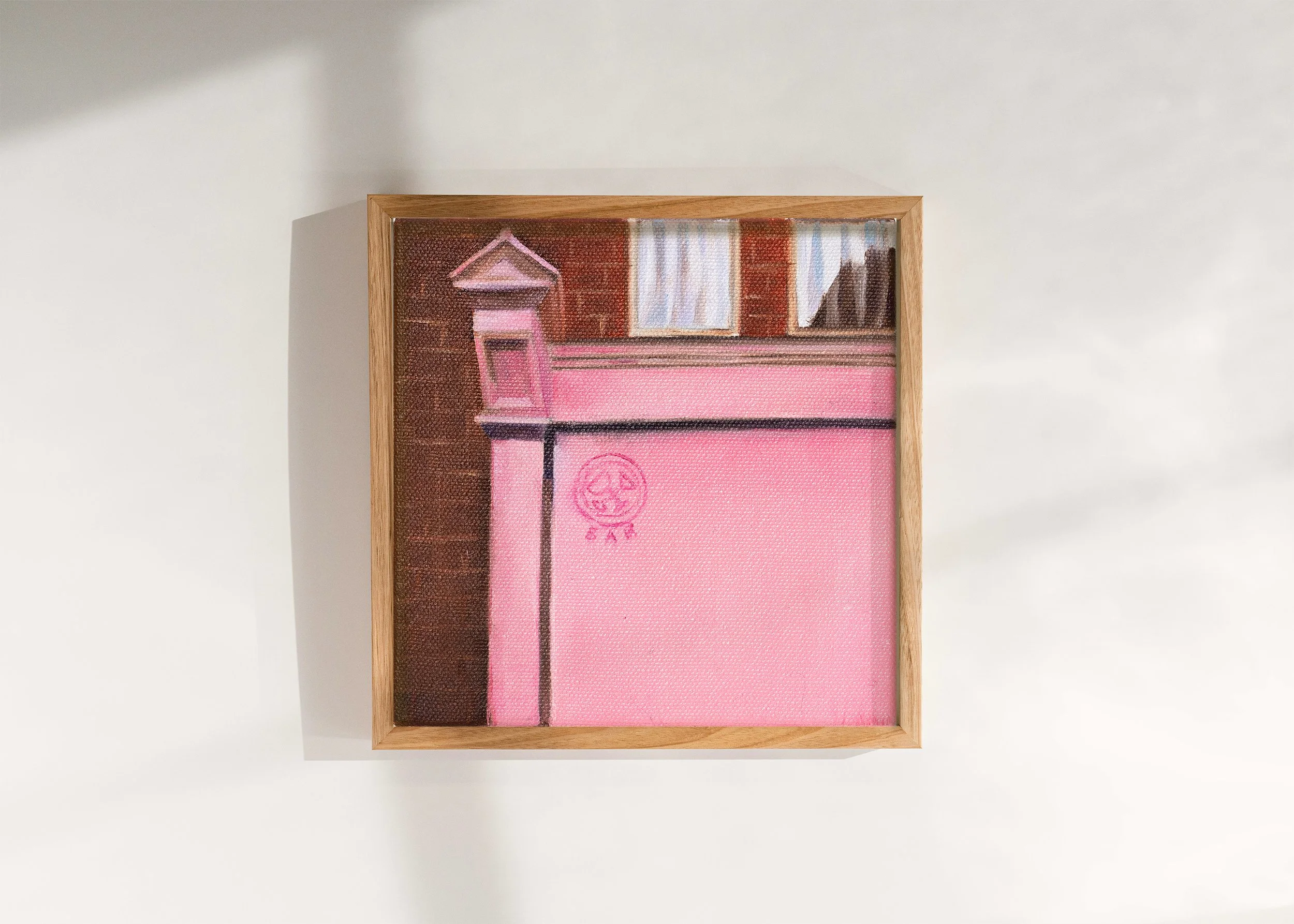 London W1 — original oil painting on canvas by Ara Youn, 2025