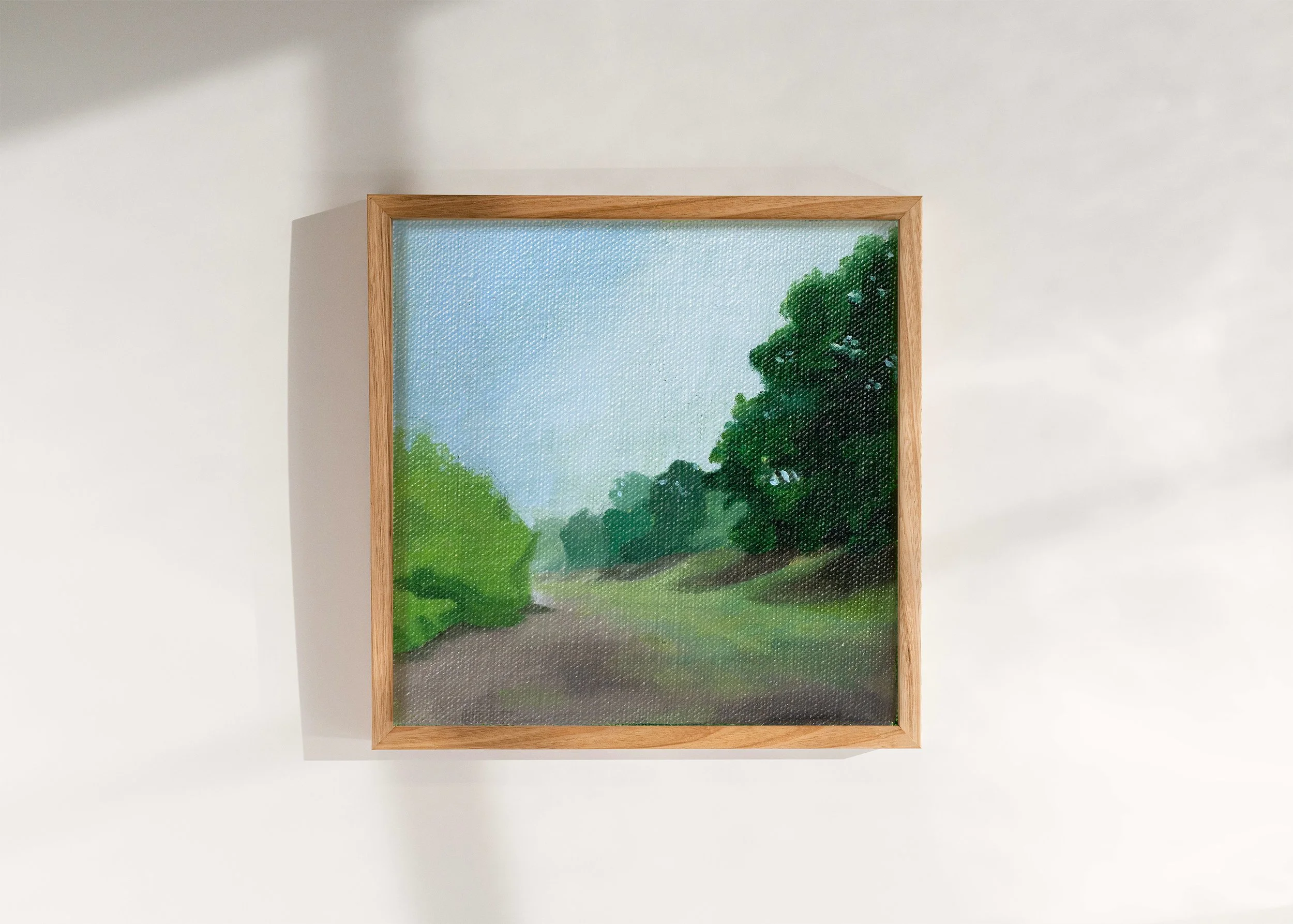 Brooklands Circuit — original oil painting on canvas by Ara Youn, 2025