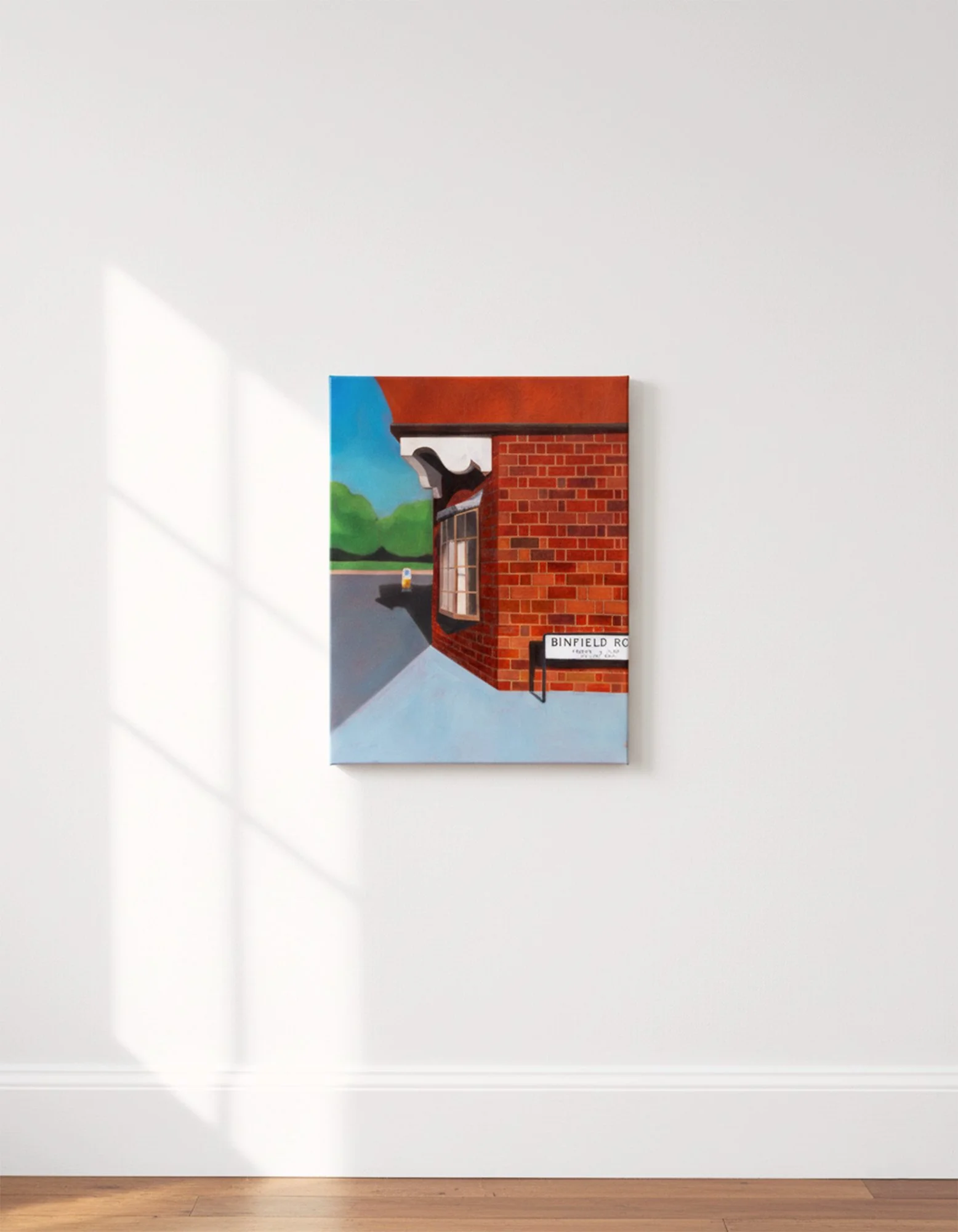 Binfield Bakery — original oil painting on canvas by Ara Youn, 2025