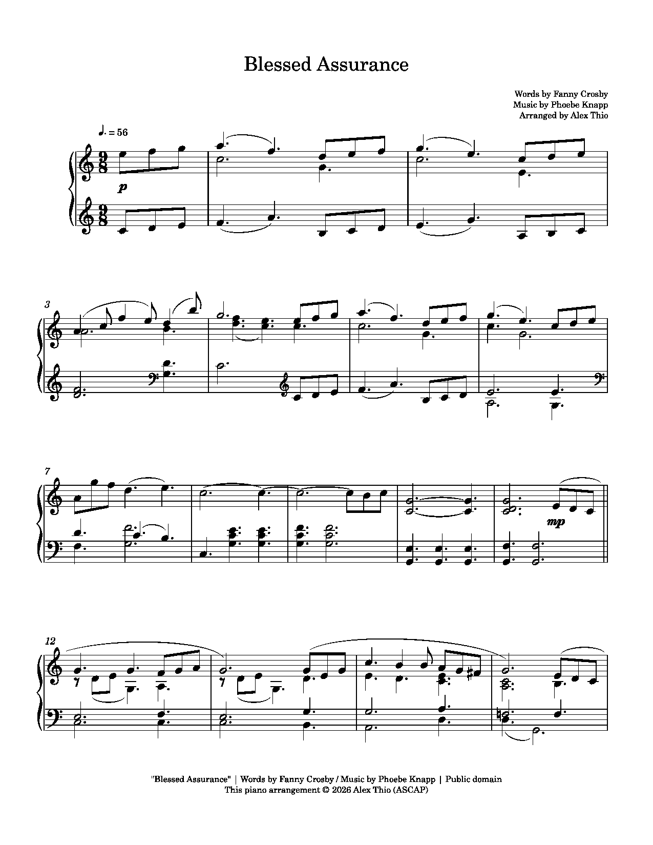 01 - Full score - Blessed Assurance - 001.png