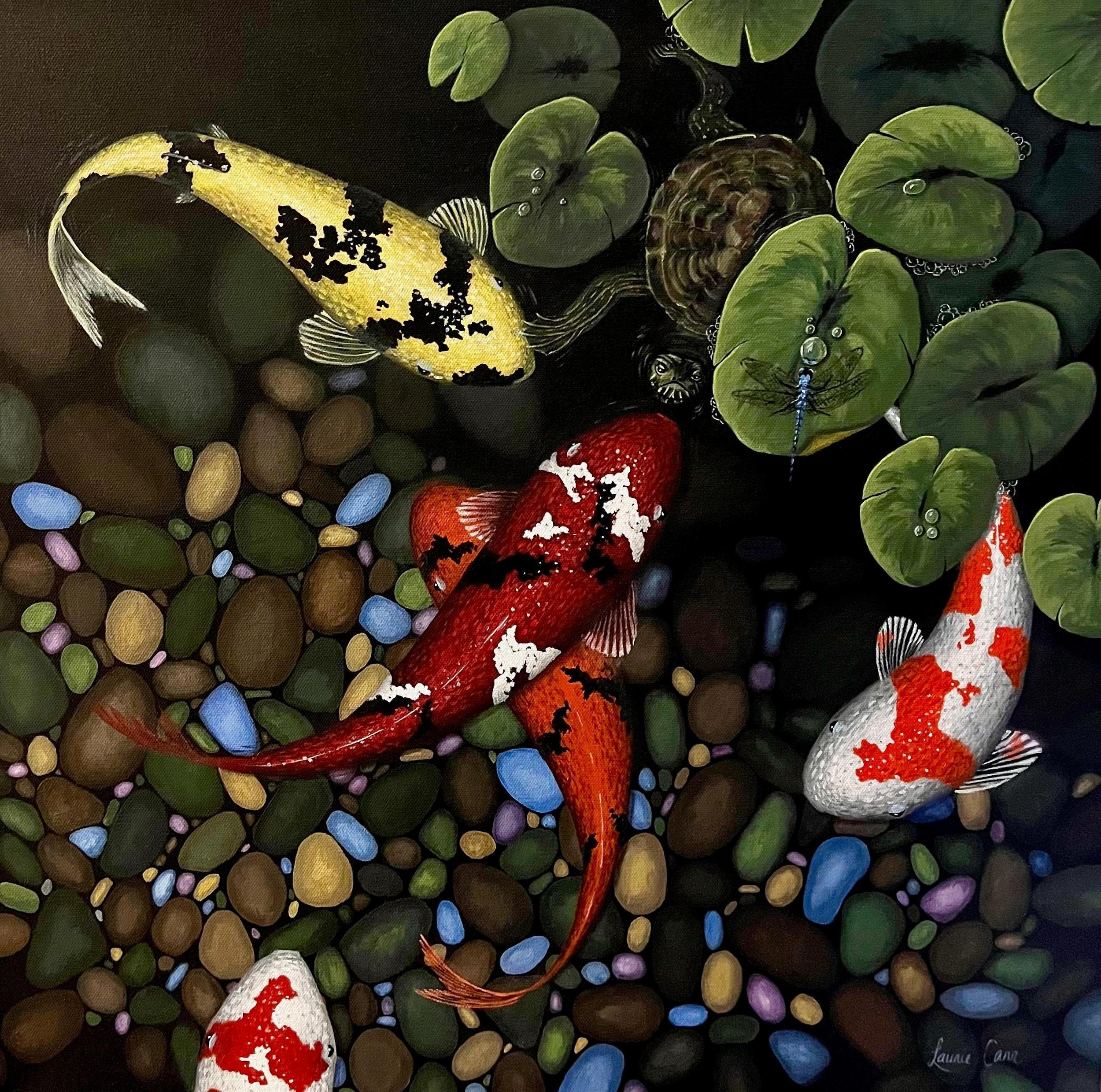 Carr, Laurie - Being Koi In A Turtle Pond.jpg