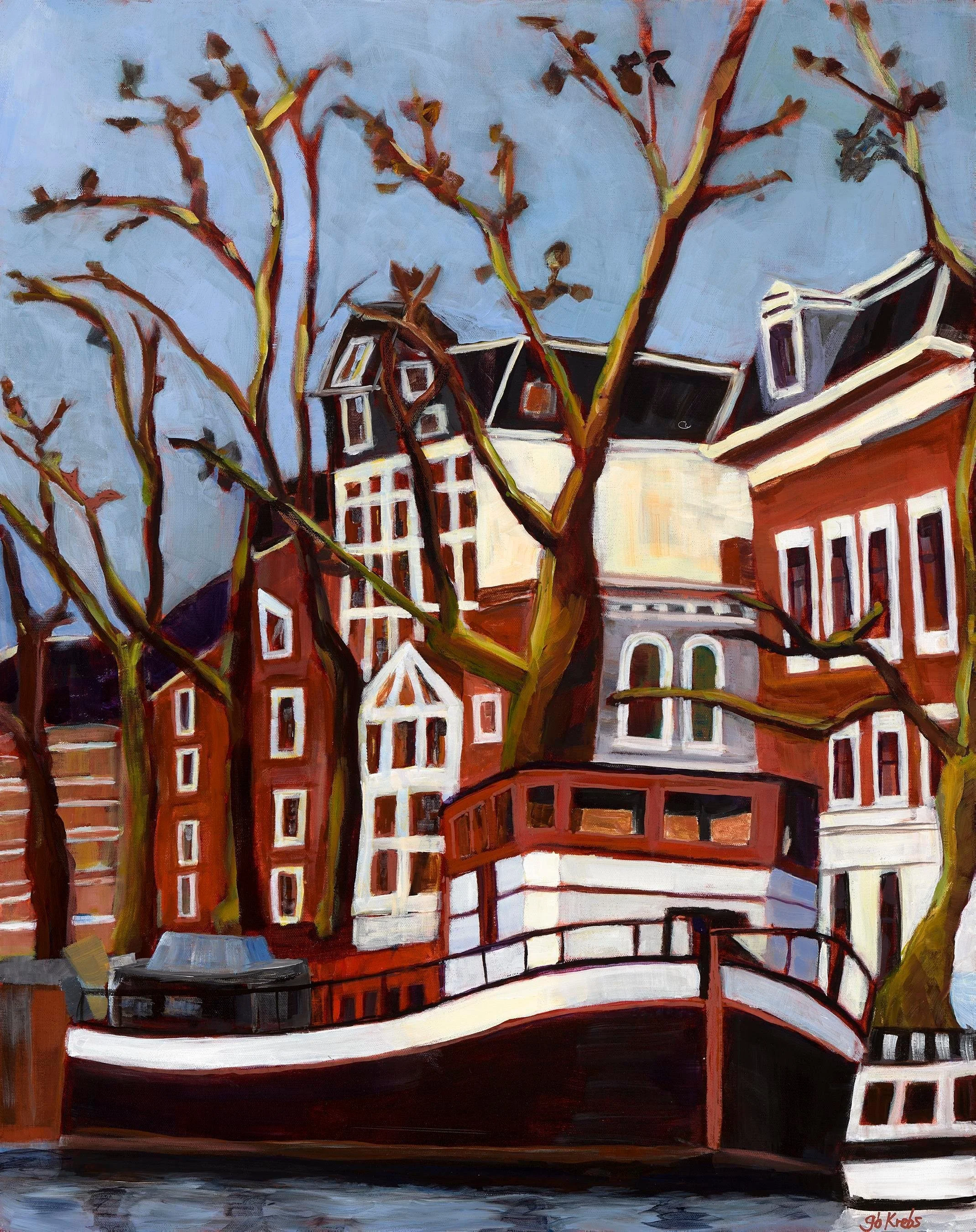Krebs, Georgia - Canal Barge, Amsterdam.jpg