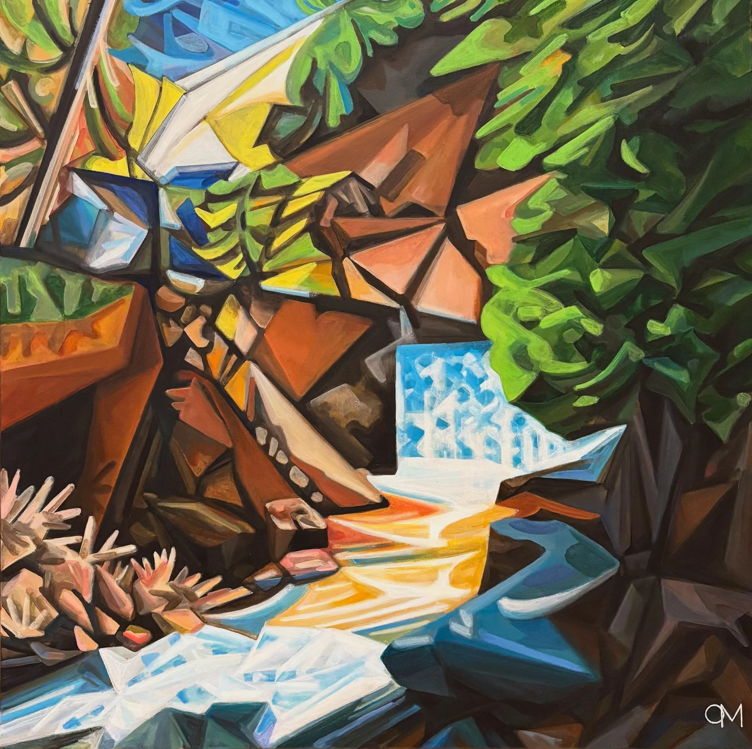 Malevich Sediako, Olga - Flowscape Hardy Waterfall.jpg