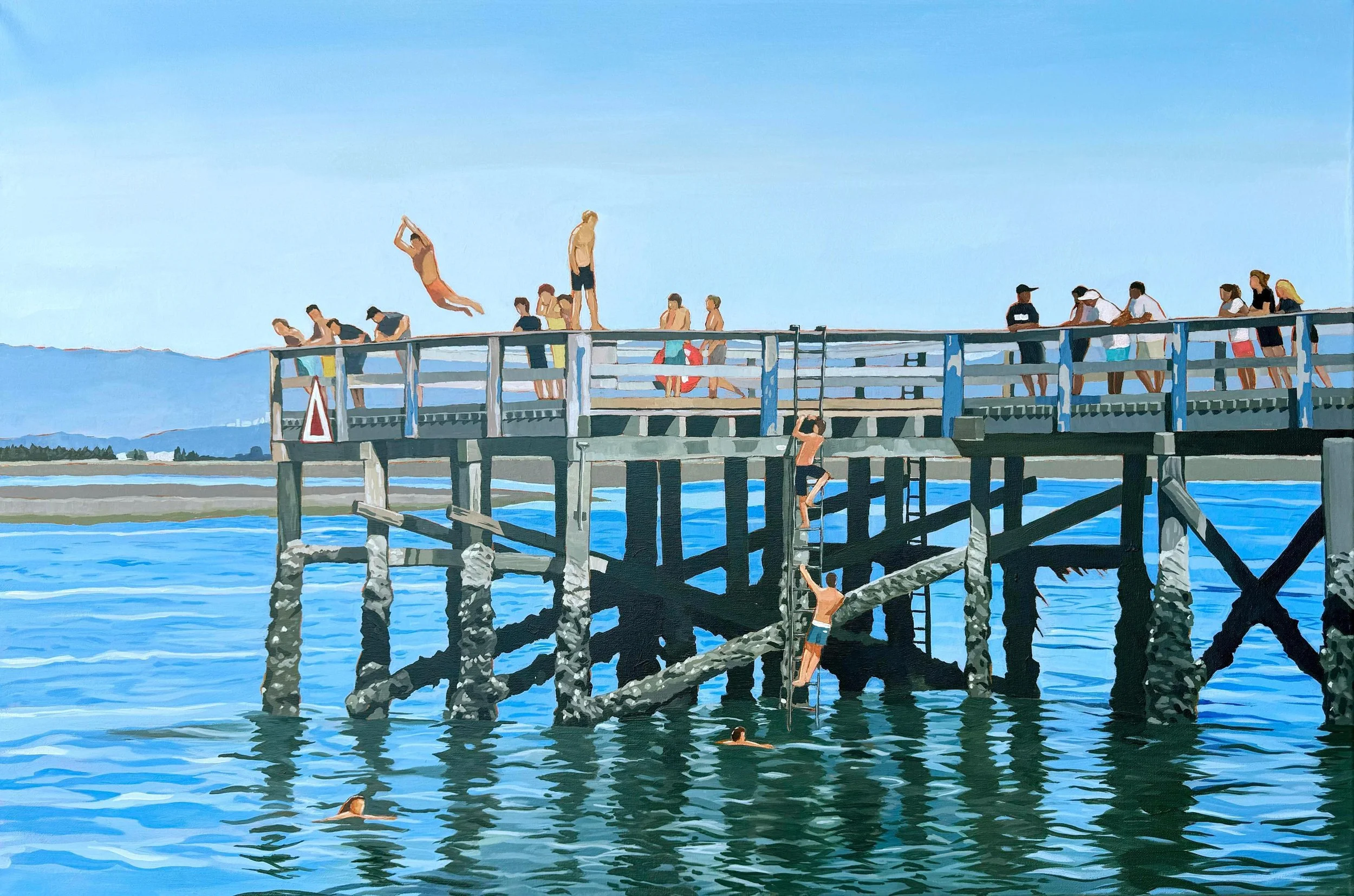 Davies, Veronica P - Taking a Leap at Crescent Beach.jpg