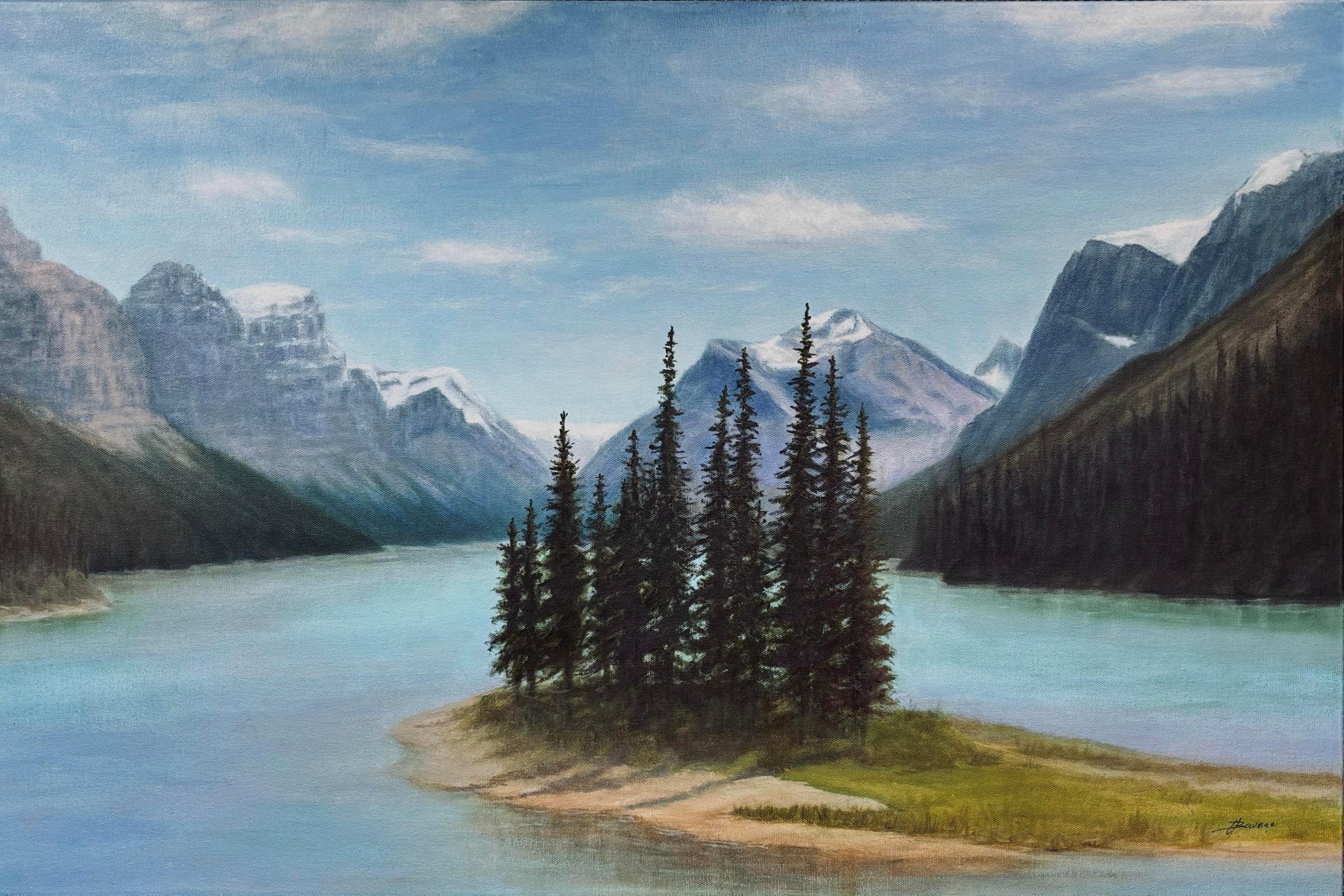 Bowman, Irene - Spirit Island, Maligne Lake.jpg