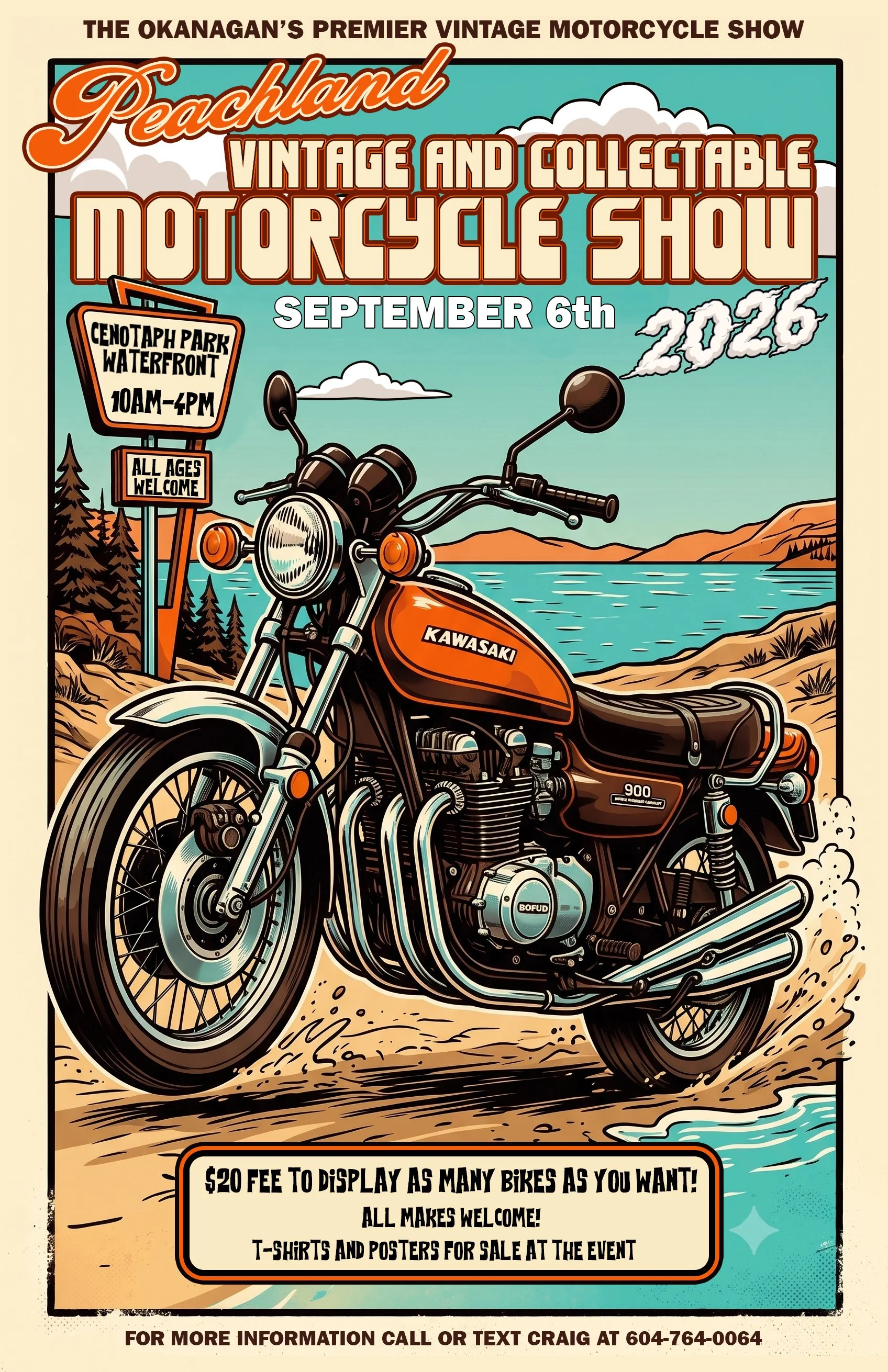 Peachland Vintage &amp; Collectible Motorcycle Show Sept 6th