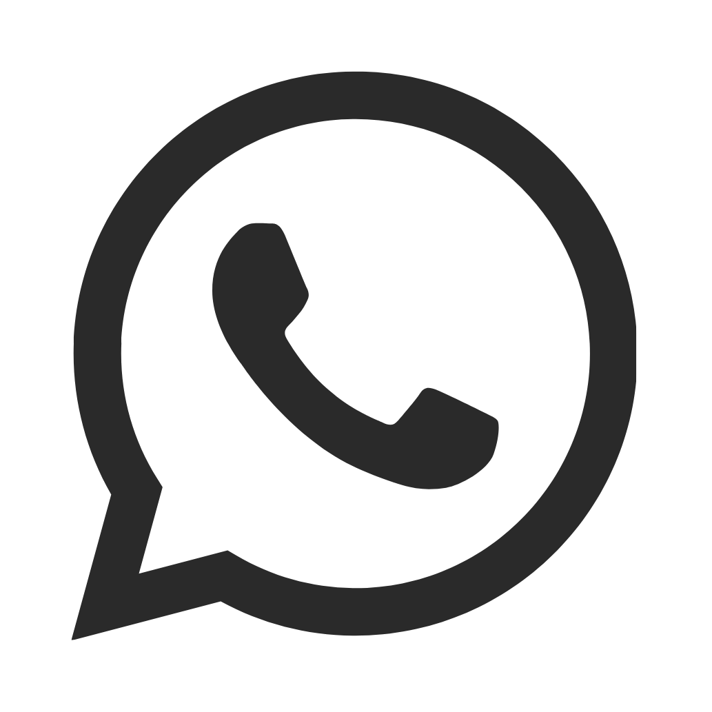 Symbol für WhatsApp, eine grüne Sprechblase mit einem weißen Telefonhörer