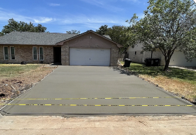 The JM Stonescapes repaired driveway!