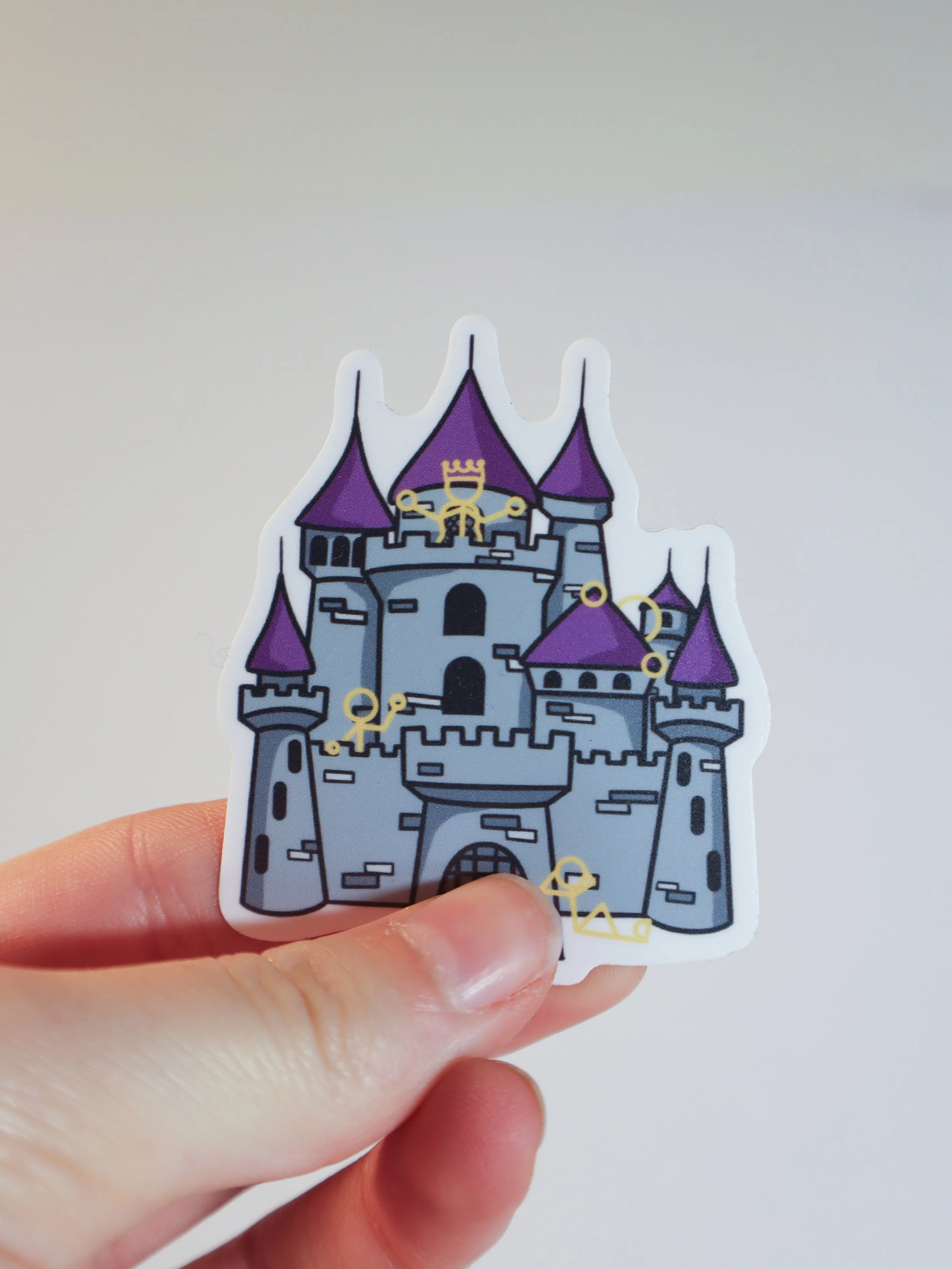 Castle Doodle Sticker