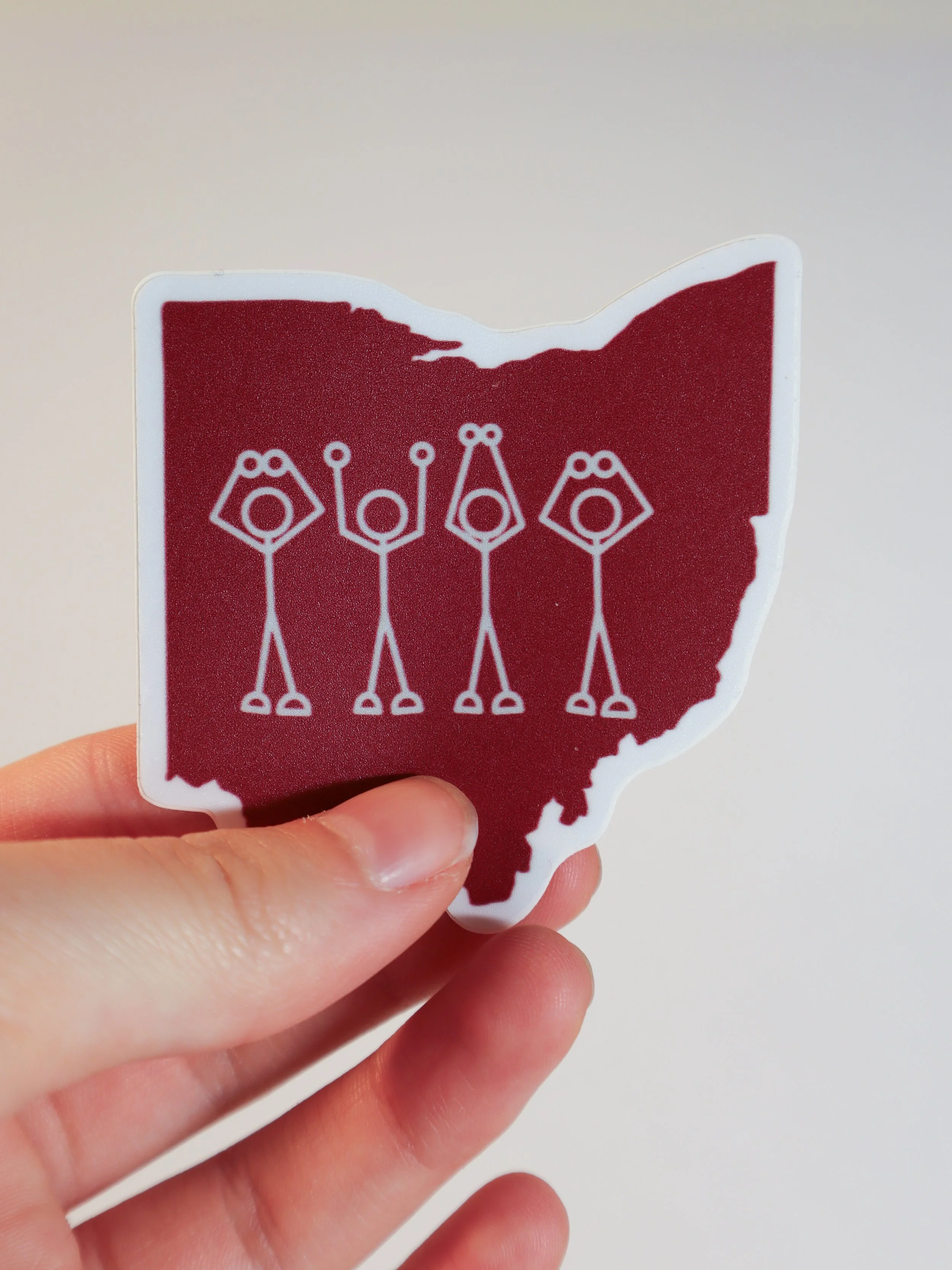 Ohio Doodle Sticker