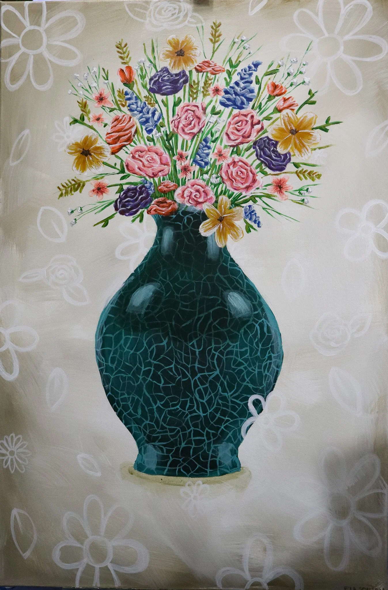 "Floral Dream" - 24in x 36in - 2024