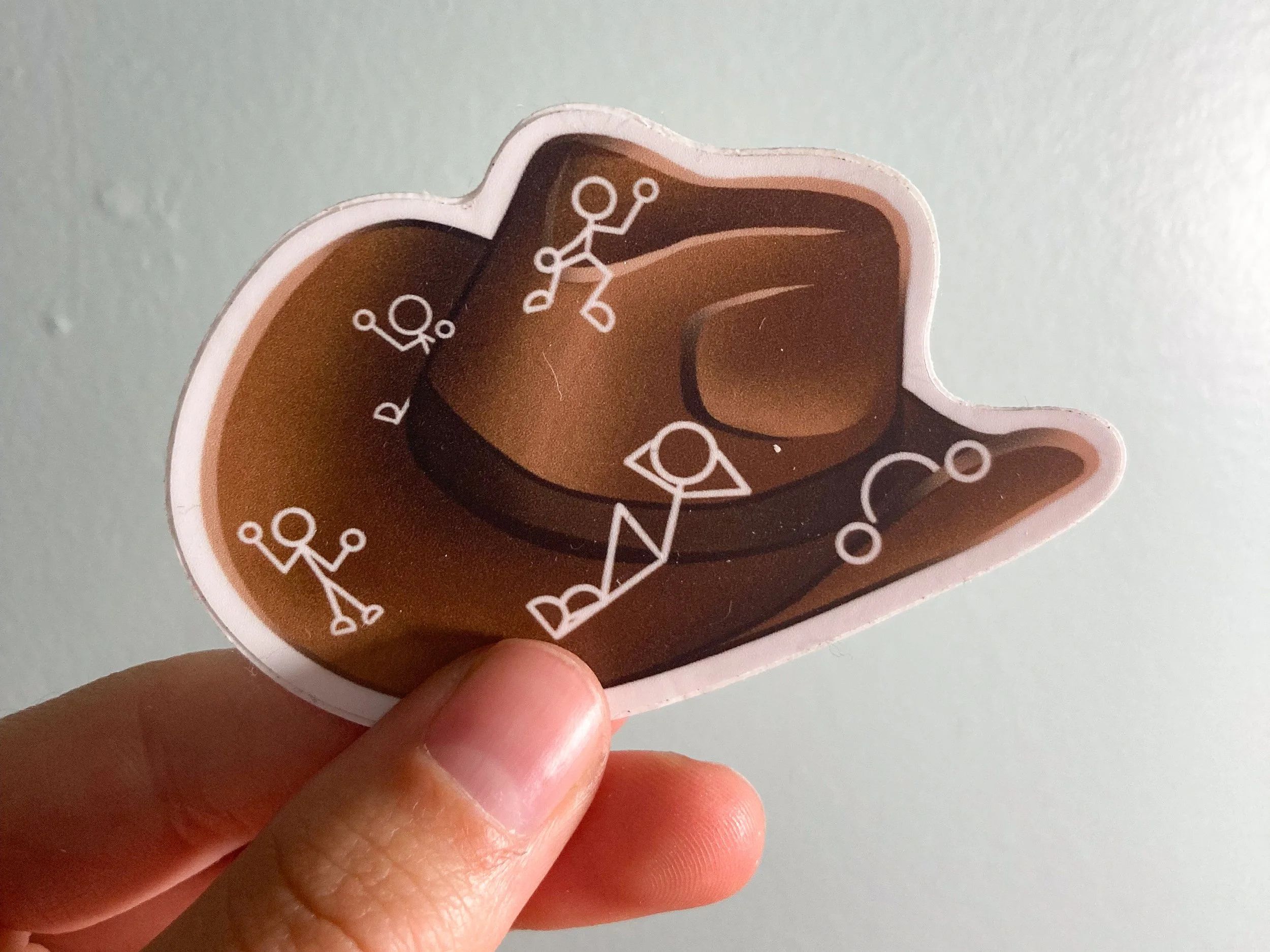 Cowboy Hat Doodle Sticker