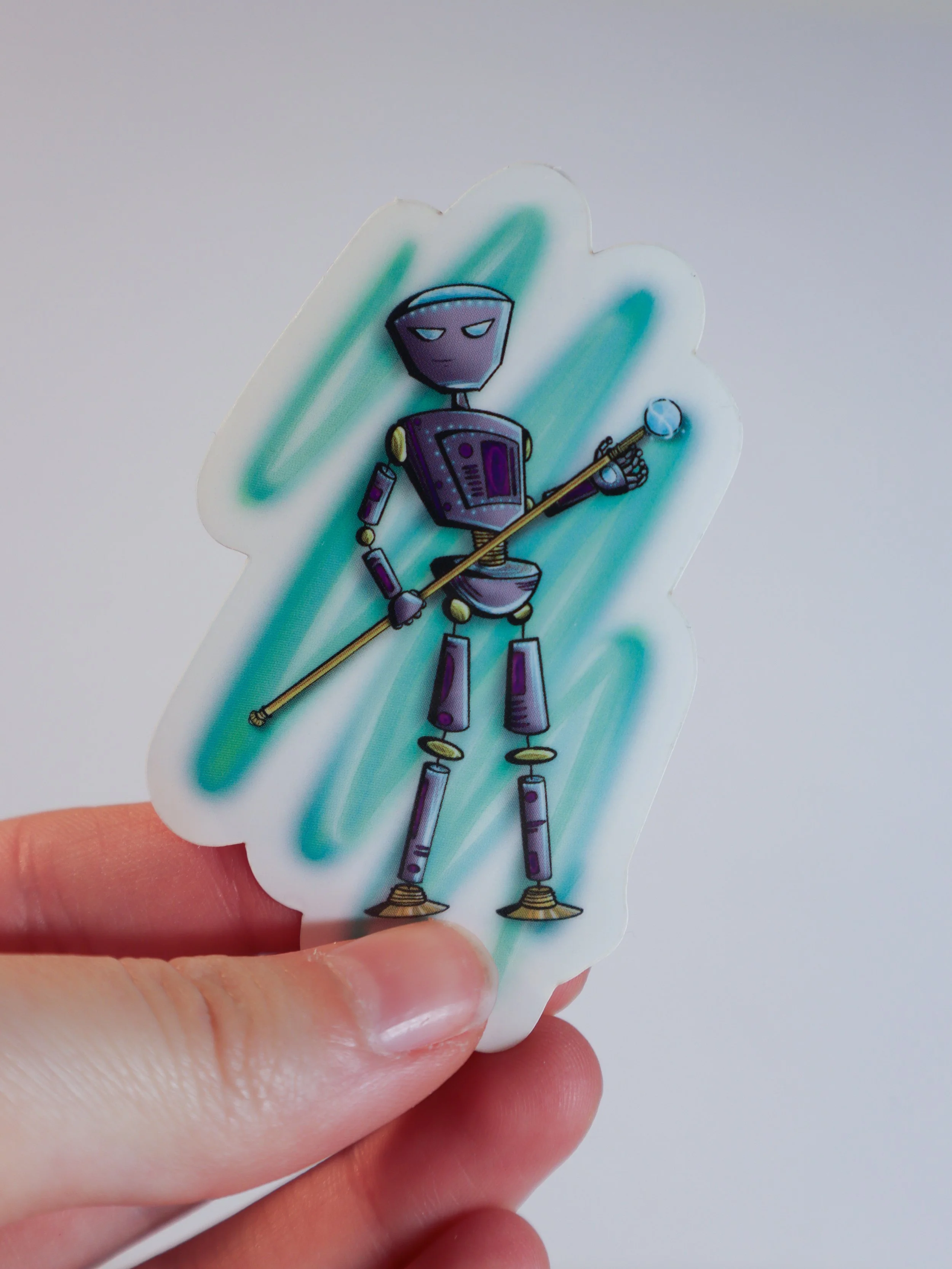 Futuristic Robot Sticker